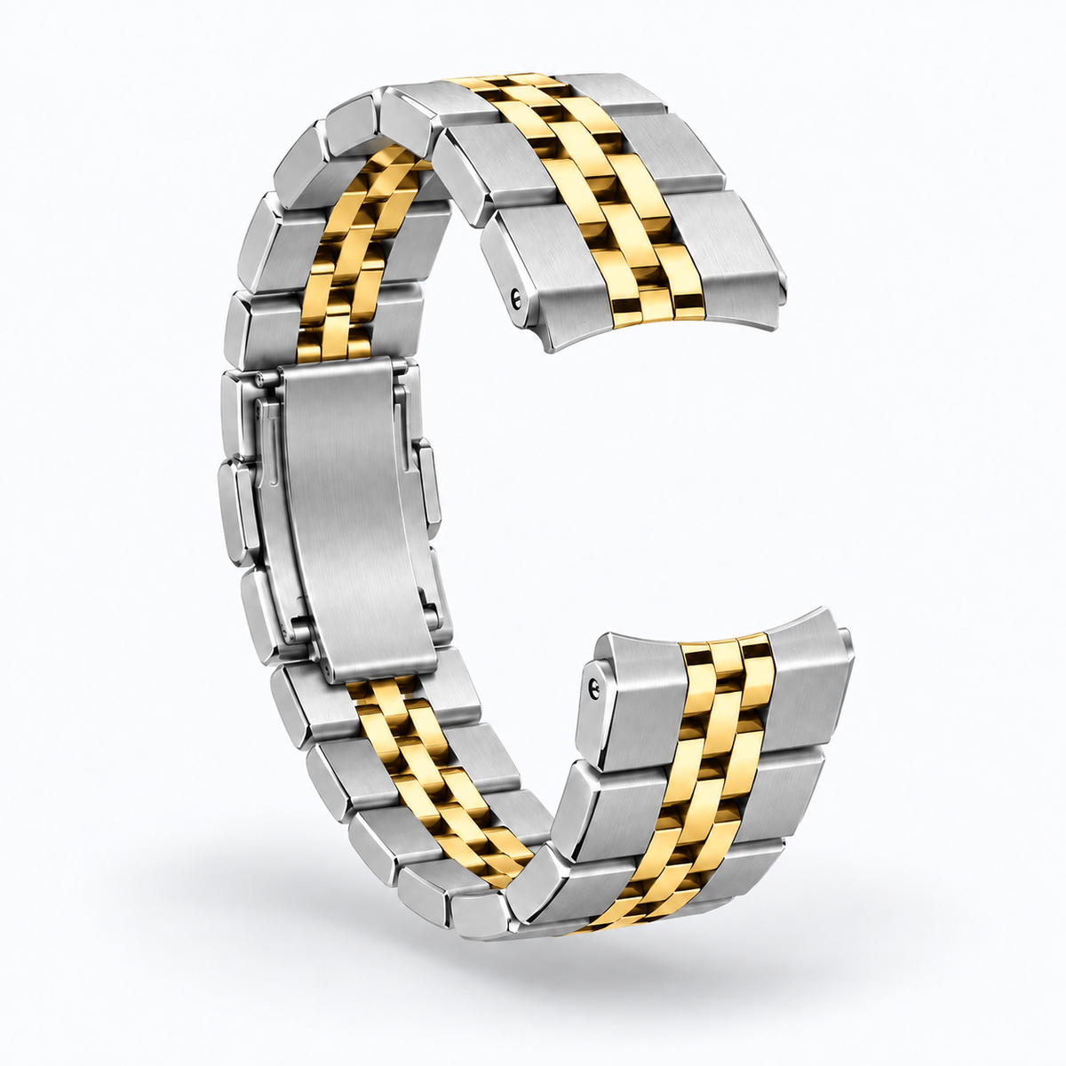 Flat Jubilee Bracelet 20mm for LandMaster, 904L Steel, 6 Finishes