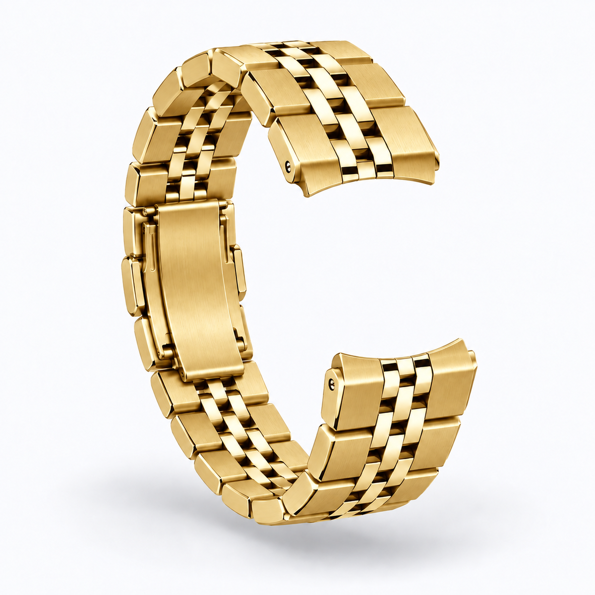Flat Jubilee Bracelet 20mm for LandMaster, 904L Steel, 6 Finishes