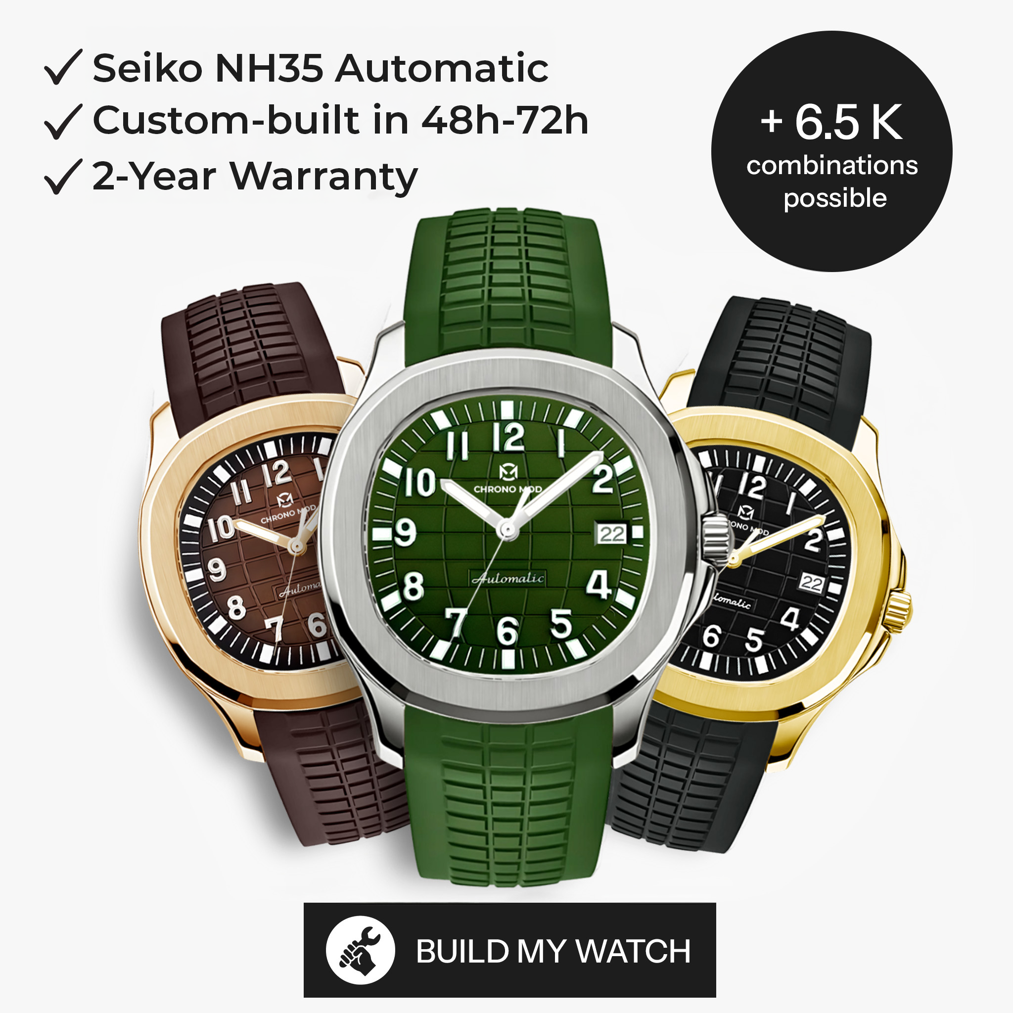 Odyssey – Design Your Custom Automatic Watch