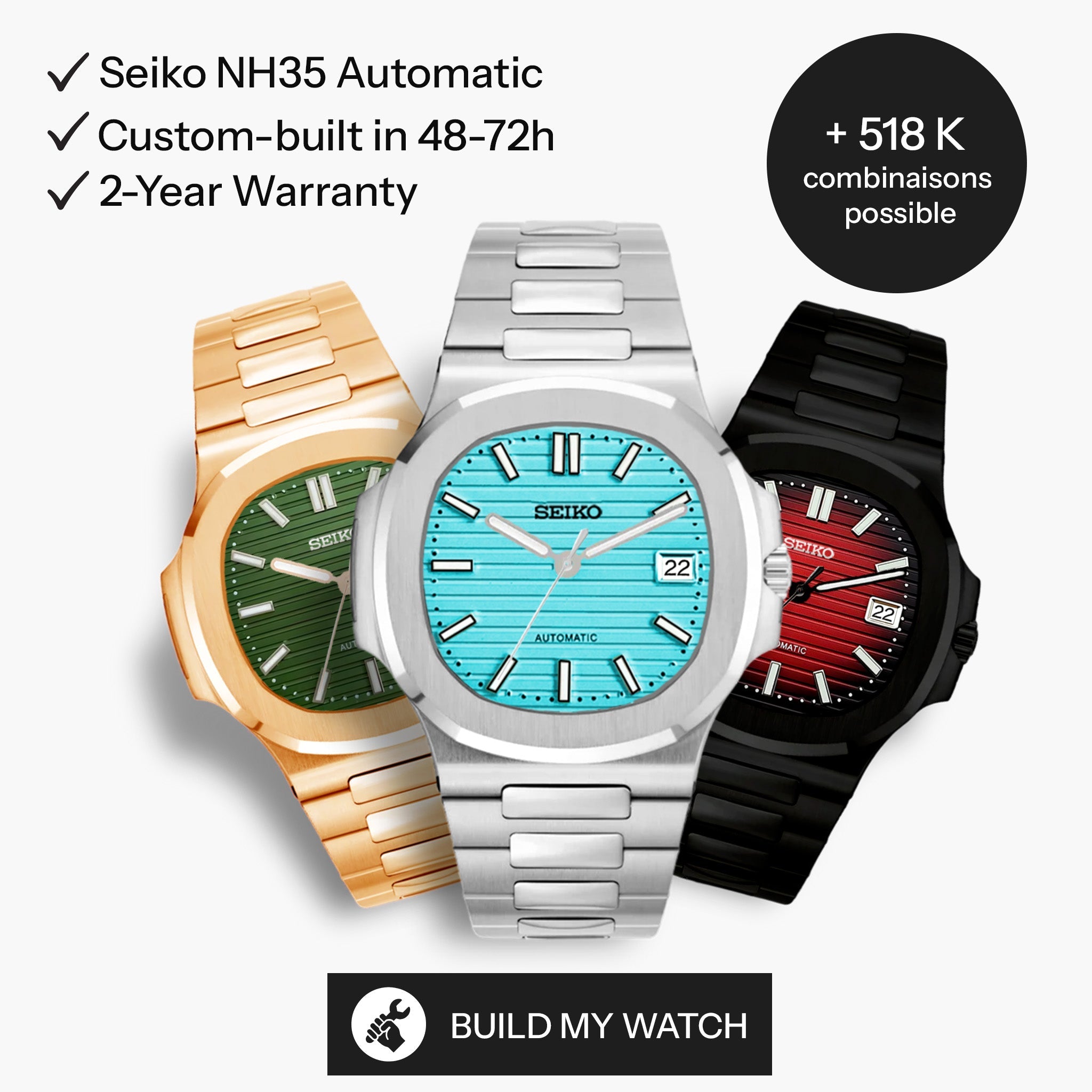 Customize My Seiko Mod Nautilus