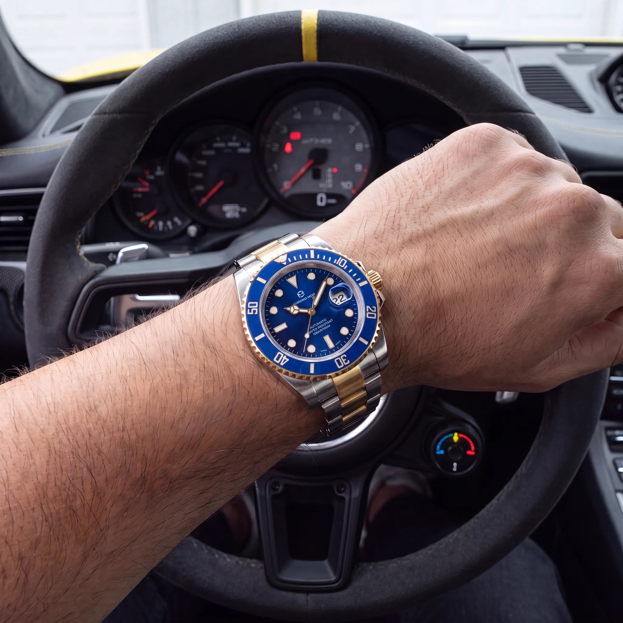 Chrono Mod DeptMaster blue-rolesor au-poignet