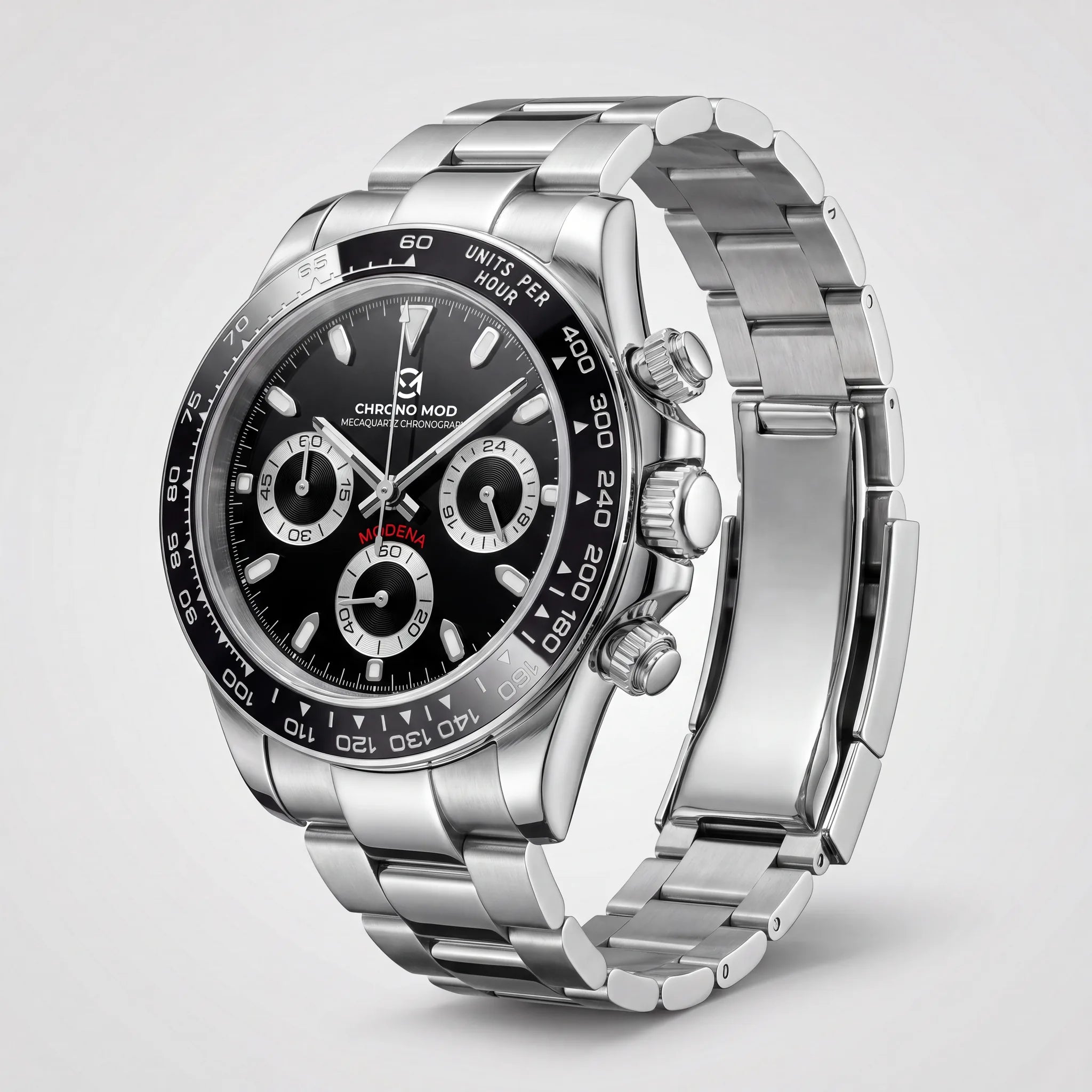 Chrono Mod Modena black-chronograph packshot