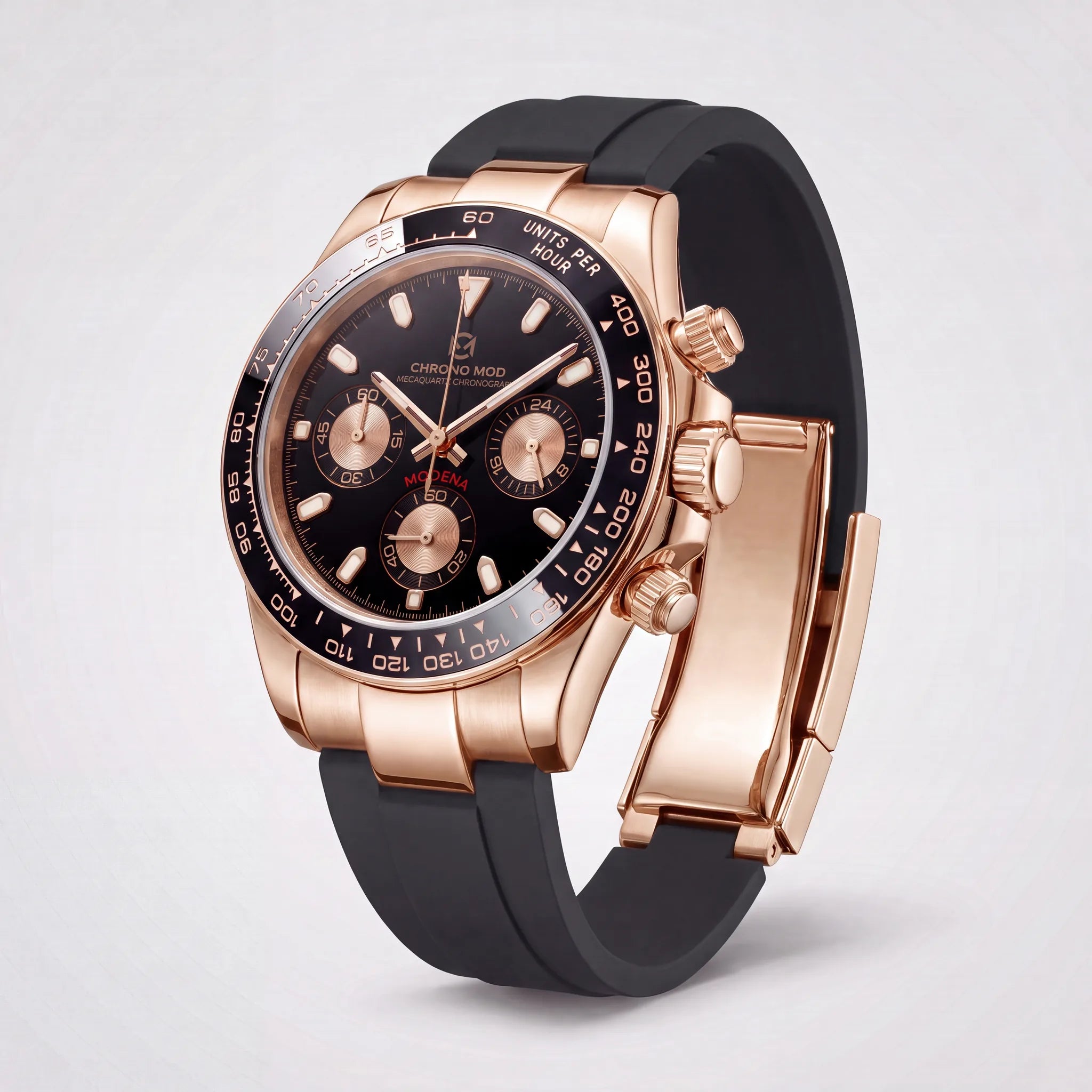 Chrono Mod Modena rose-gold-black packshot