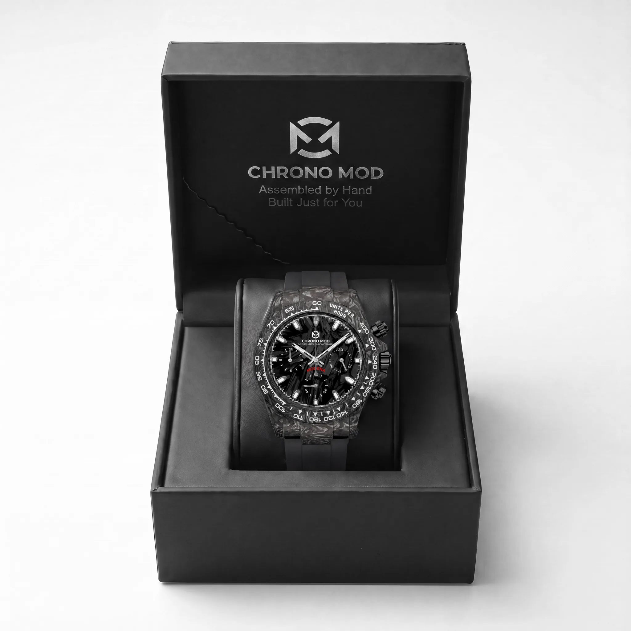 Chrono Mod Modena forged-carbon coffret