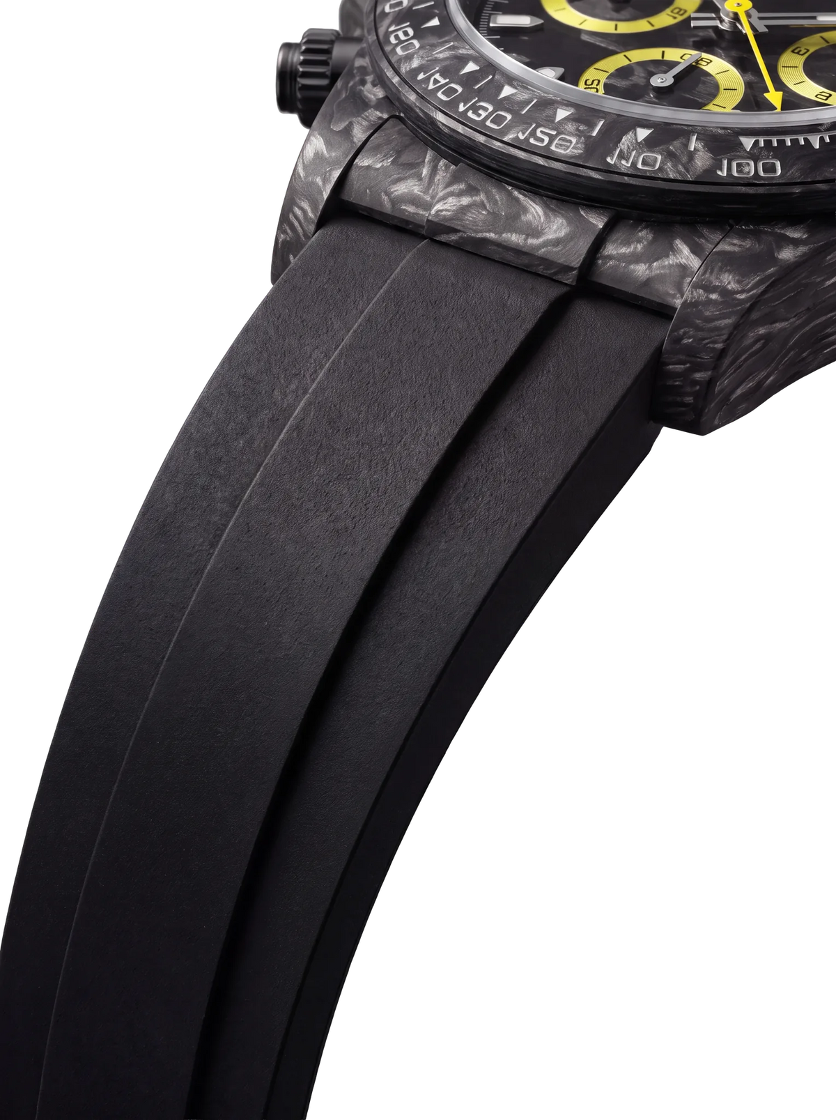 Chrono Mod Modena Carbon Yellow bracelet