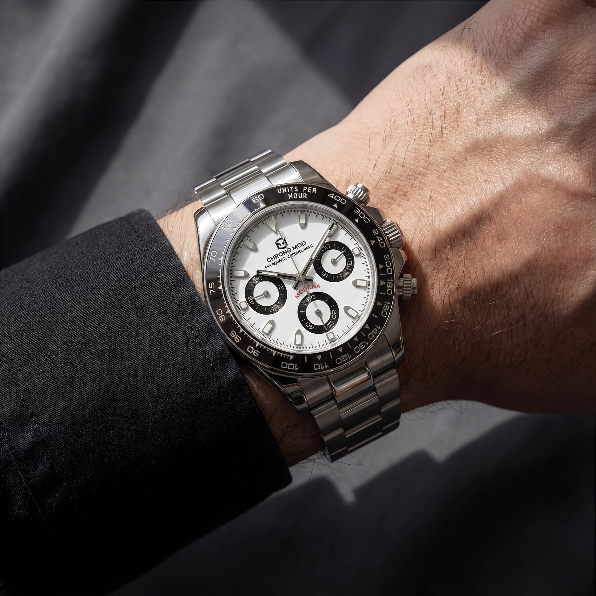 Modena – Black Panda Chronograph