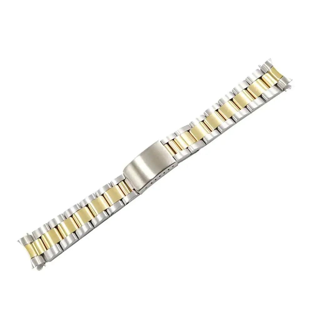20mm Watch Band For Seiko Nh35 Submariner Case 904l Stainless Steel Watch Strap Glide Lock Buckle For Silver Oyster Bracelet - Chrono Mod
