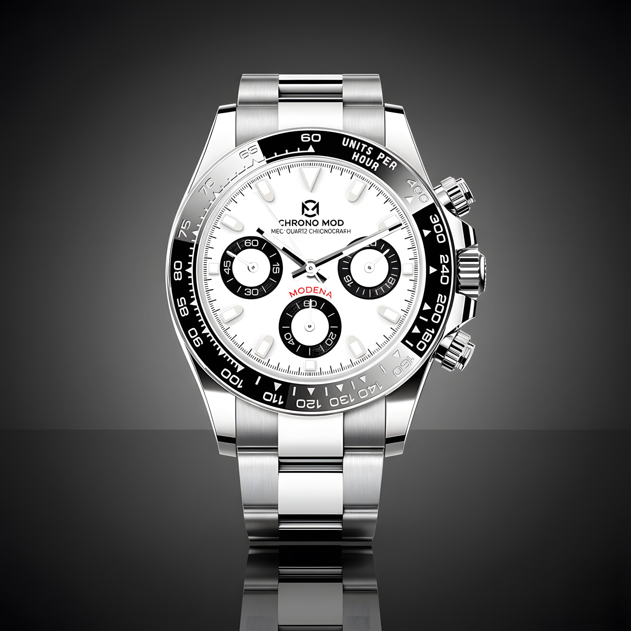 Modena – Black Panda Chronograph