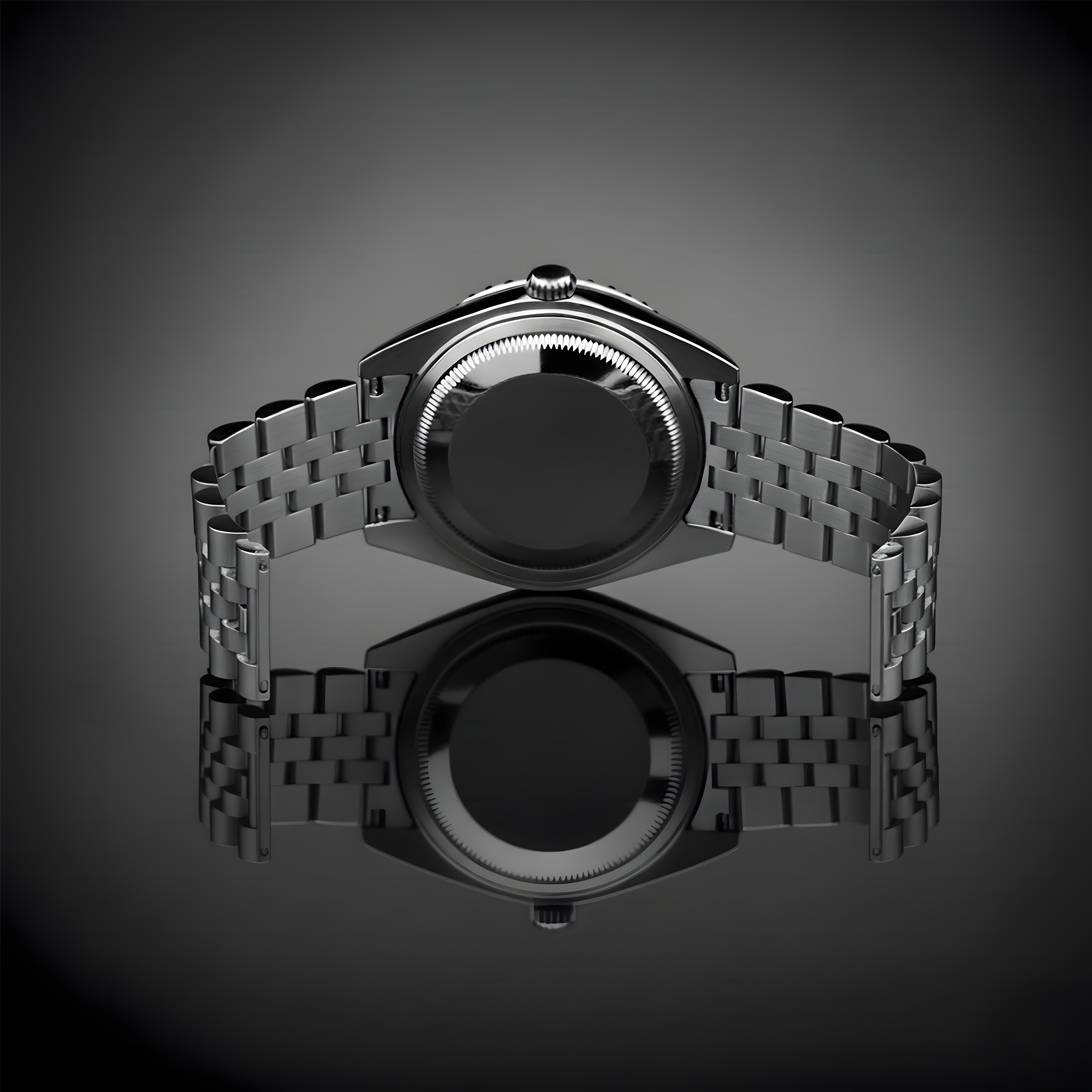 Classic Date – Esfera Árabe Verde Profesional