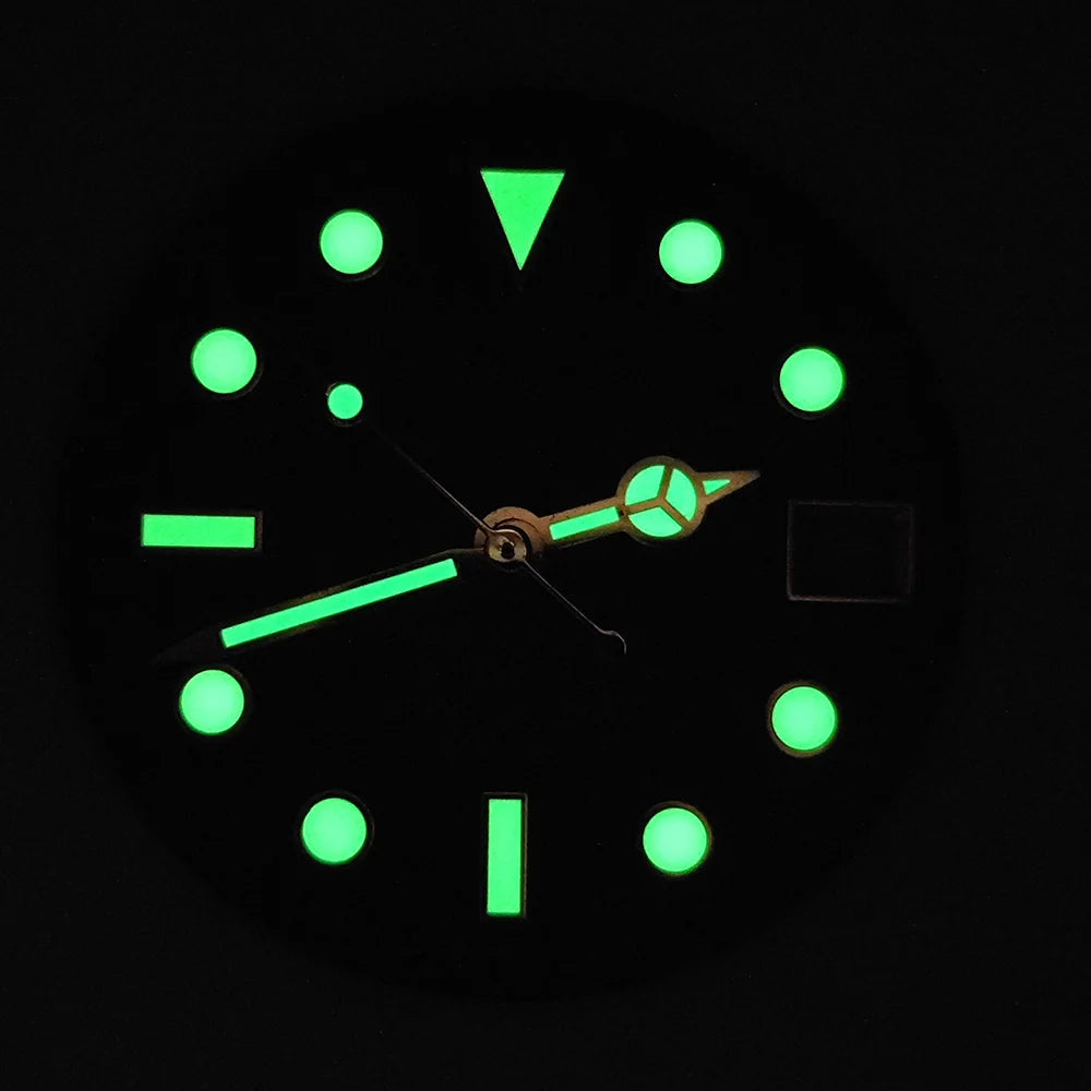 Montre Seiko Mod GMT Rolesor Gold | Noir et gris