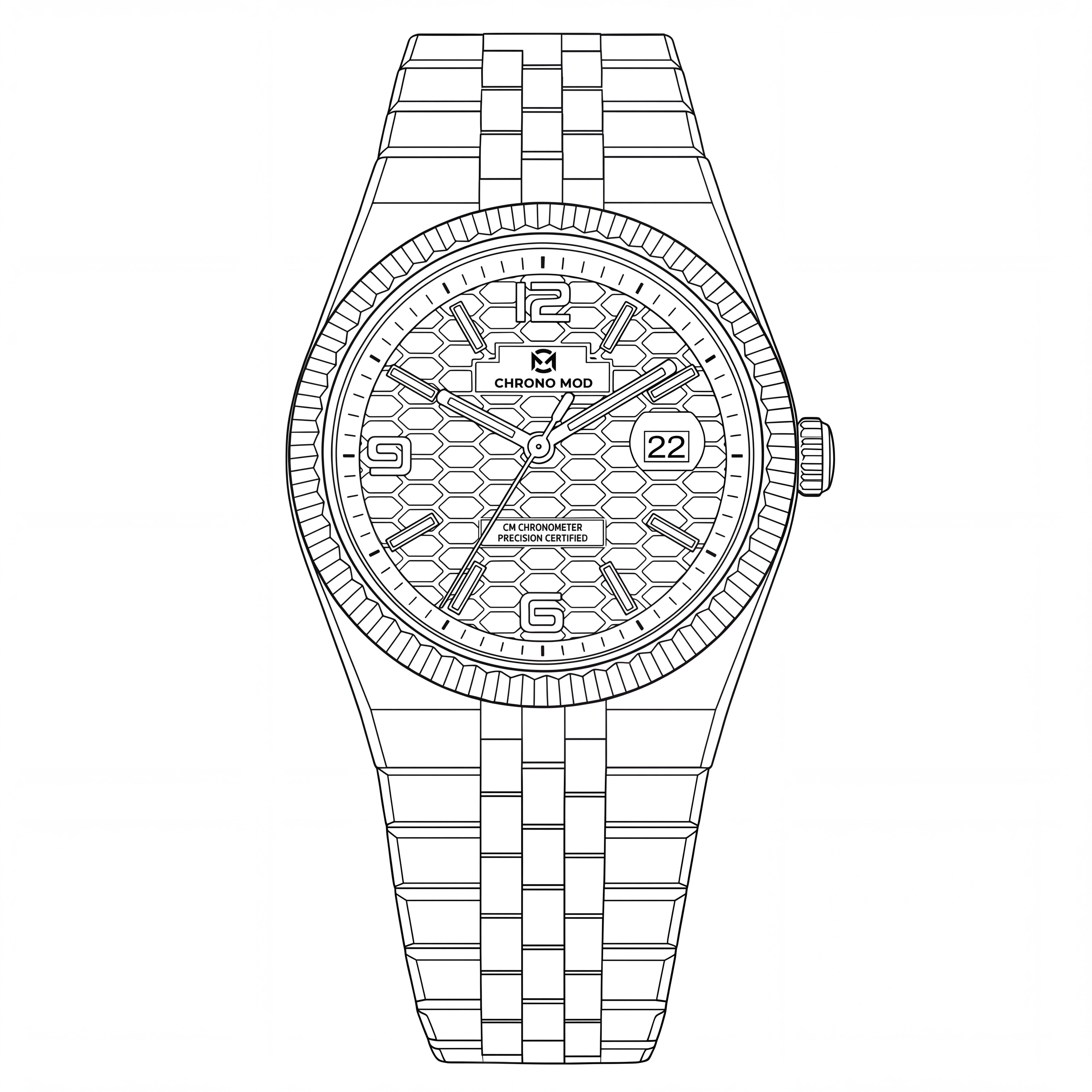 LandMaster – White Dial