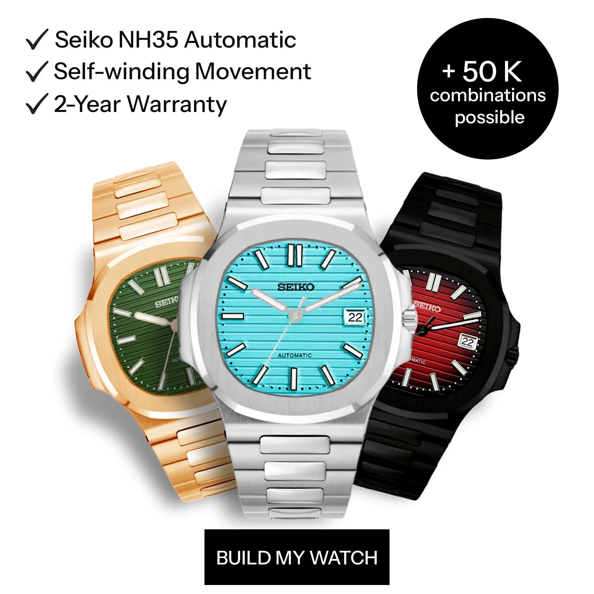 Customize My Seiko Mod Nautilus - Chrono Mod