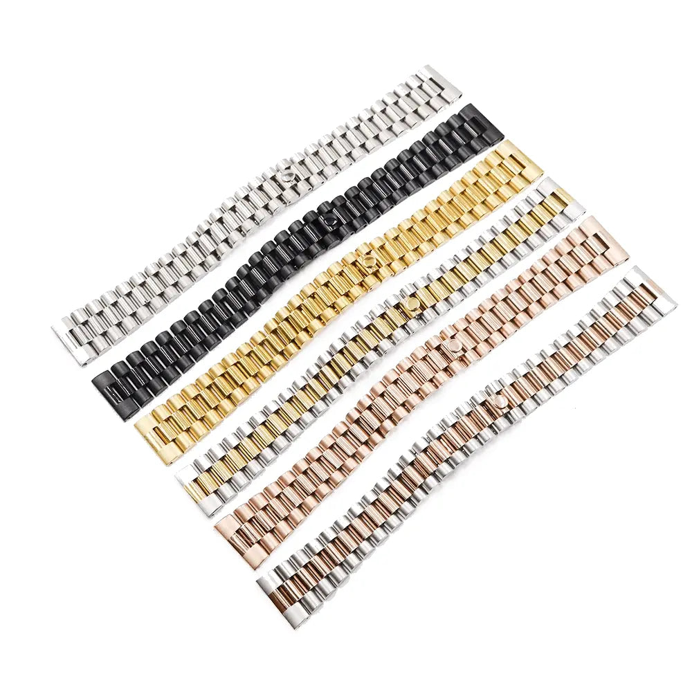 Elegant President Bracelet – 20mm, 22mm - Chrono Mod