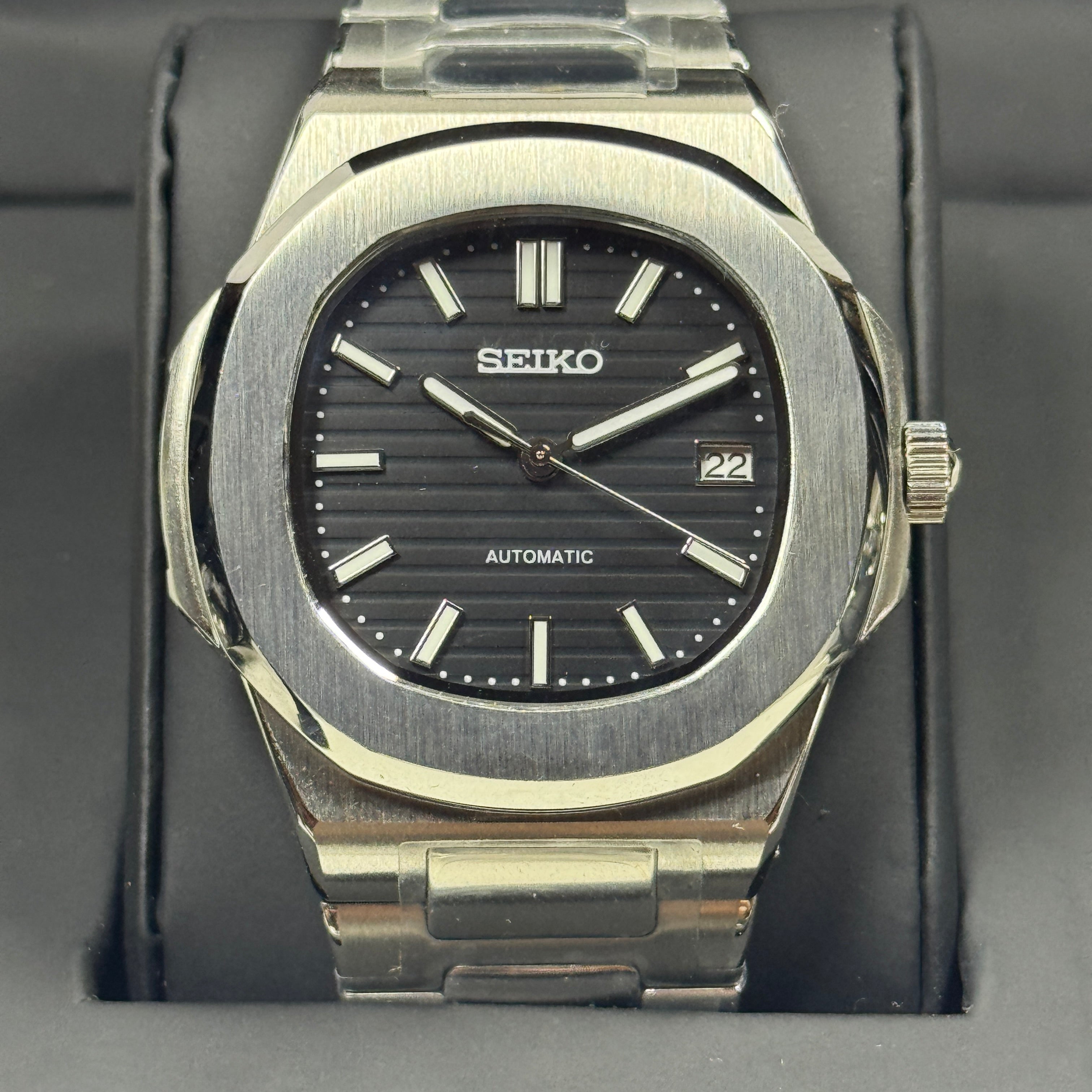 Seiko Mod Nautilus | Noir