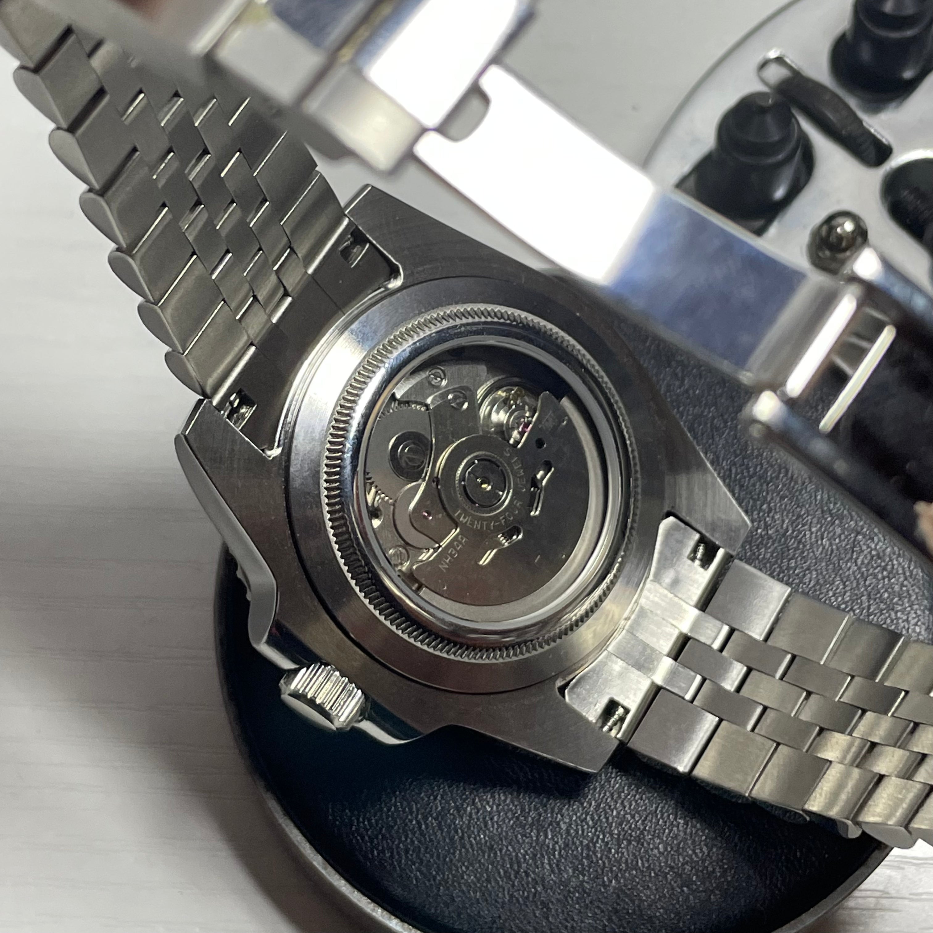 Seiko Mod Gmt | Black & Blue