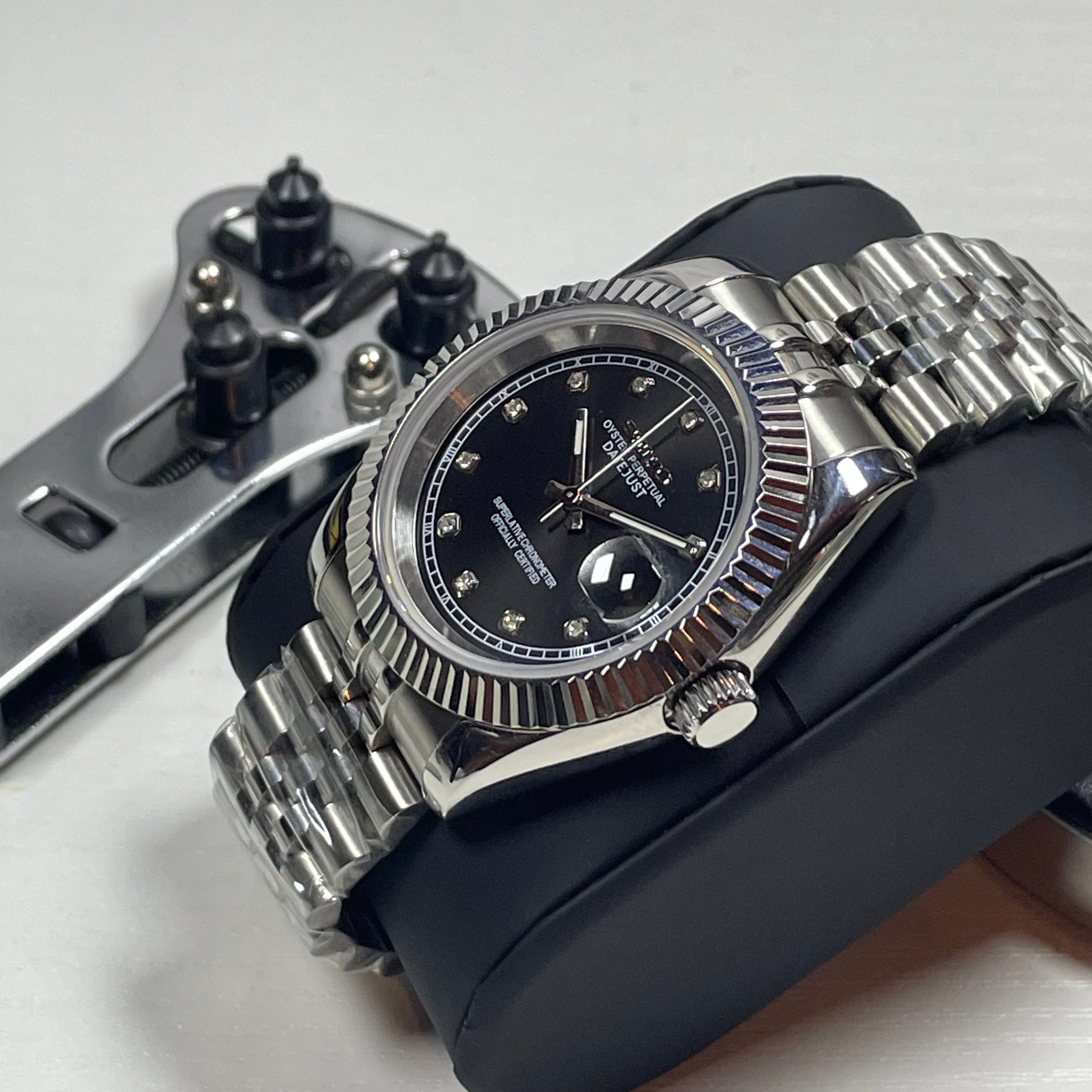 Seiko Mod Datejust Gem | Nero
