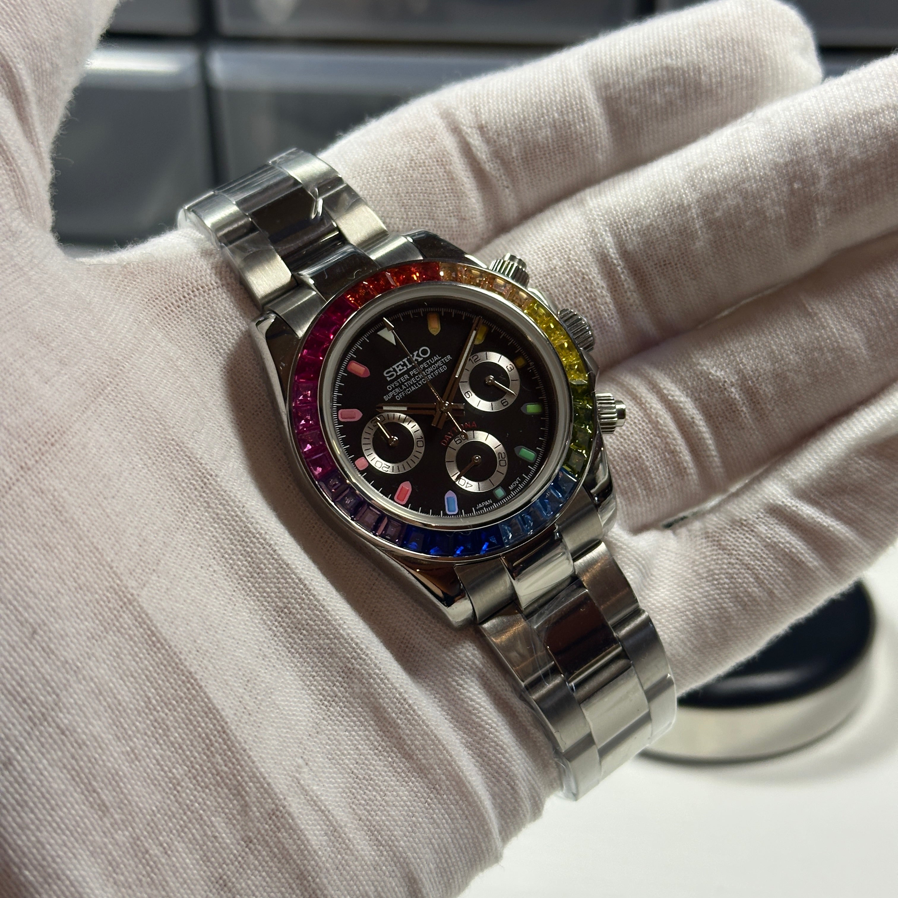 Seiko Mod Daytona Cosmograph | Rainbow