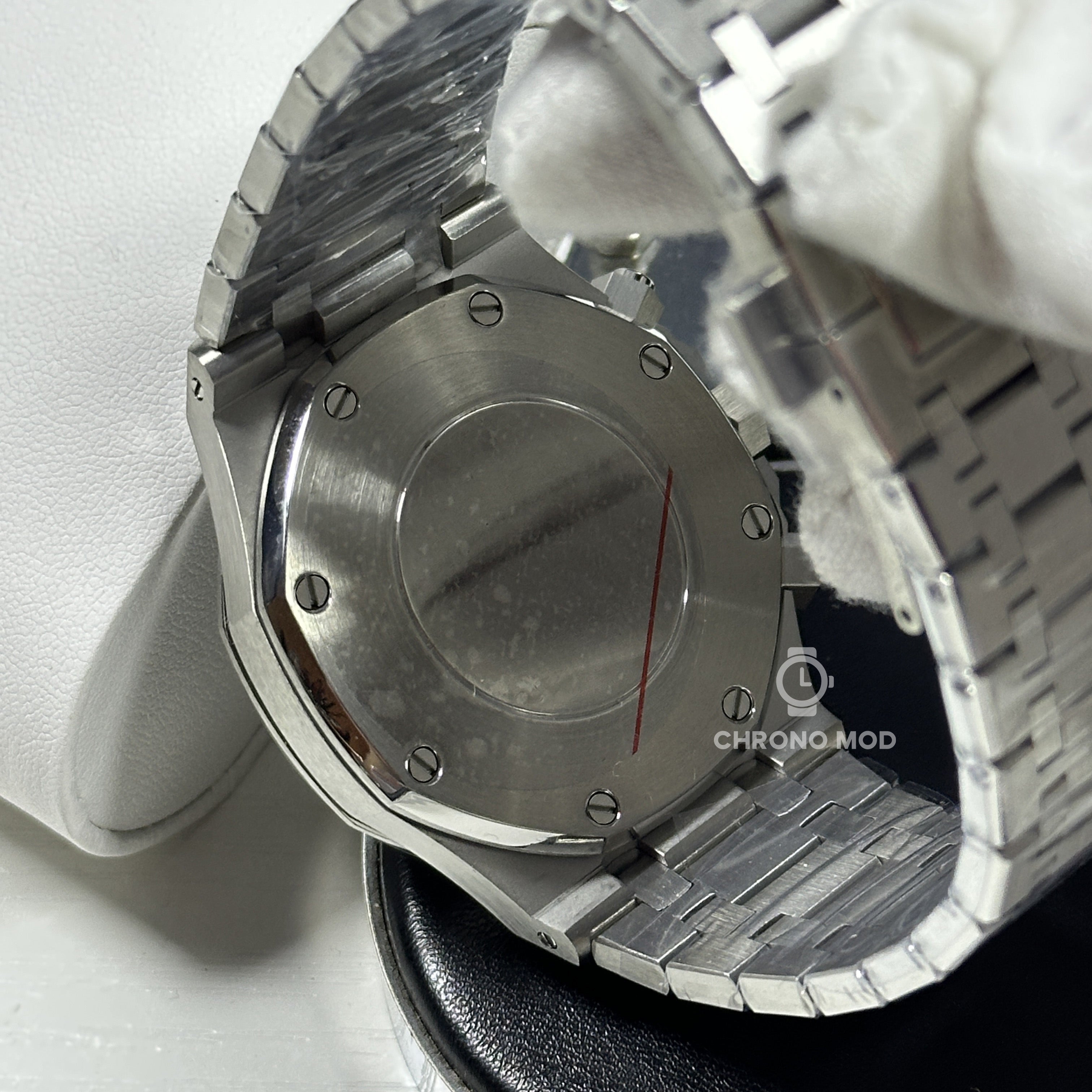 Montre chronographe Seiko Mod Royal Oak | Bleue
