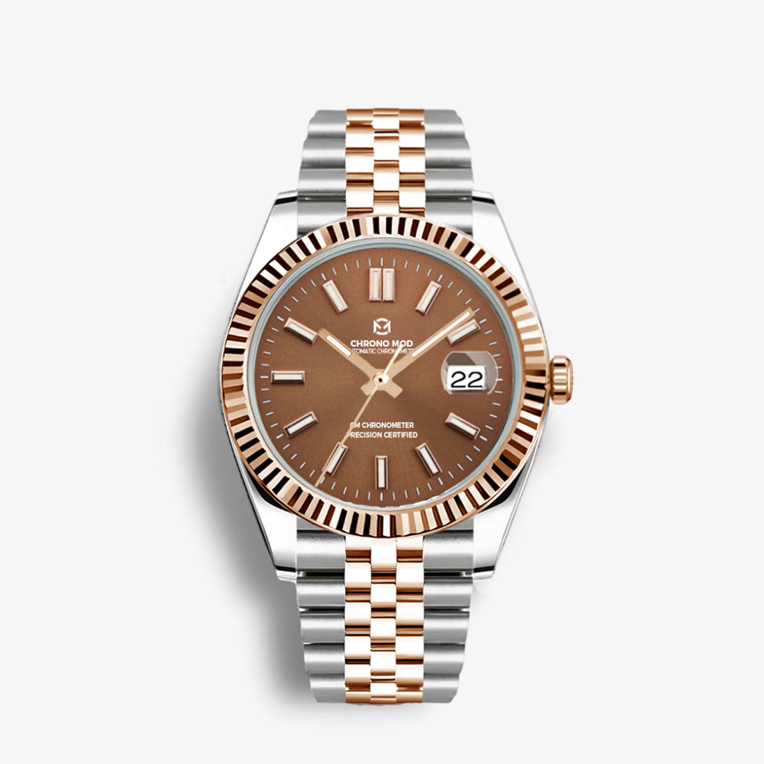 Classic Date Women – Chocolate Sunburst Dial