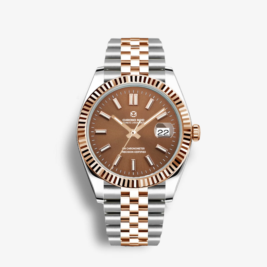 Classic Date Women – Chocolate Sunburst Dial