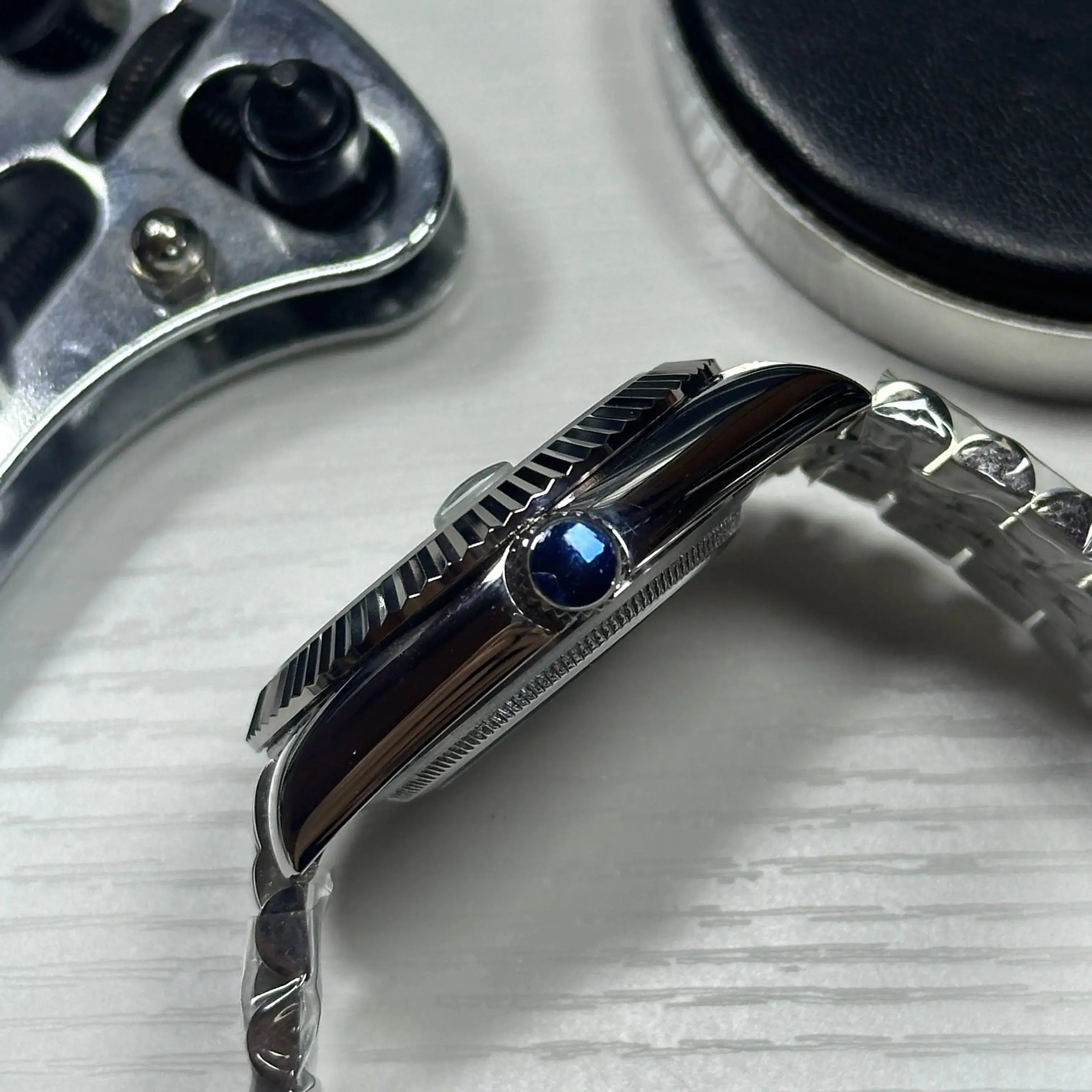 Seiko Mod Datejust Gem | White - Chrono Mod