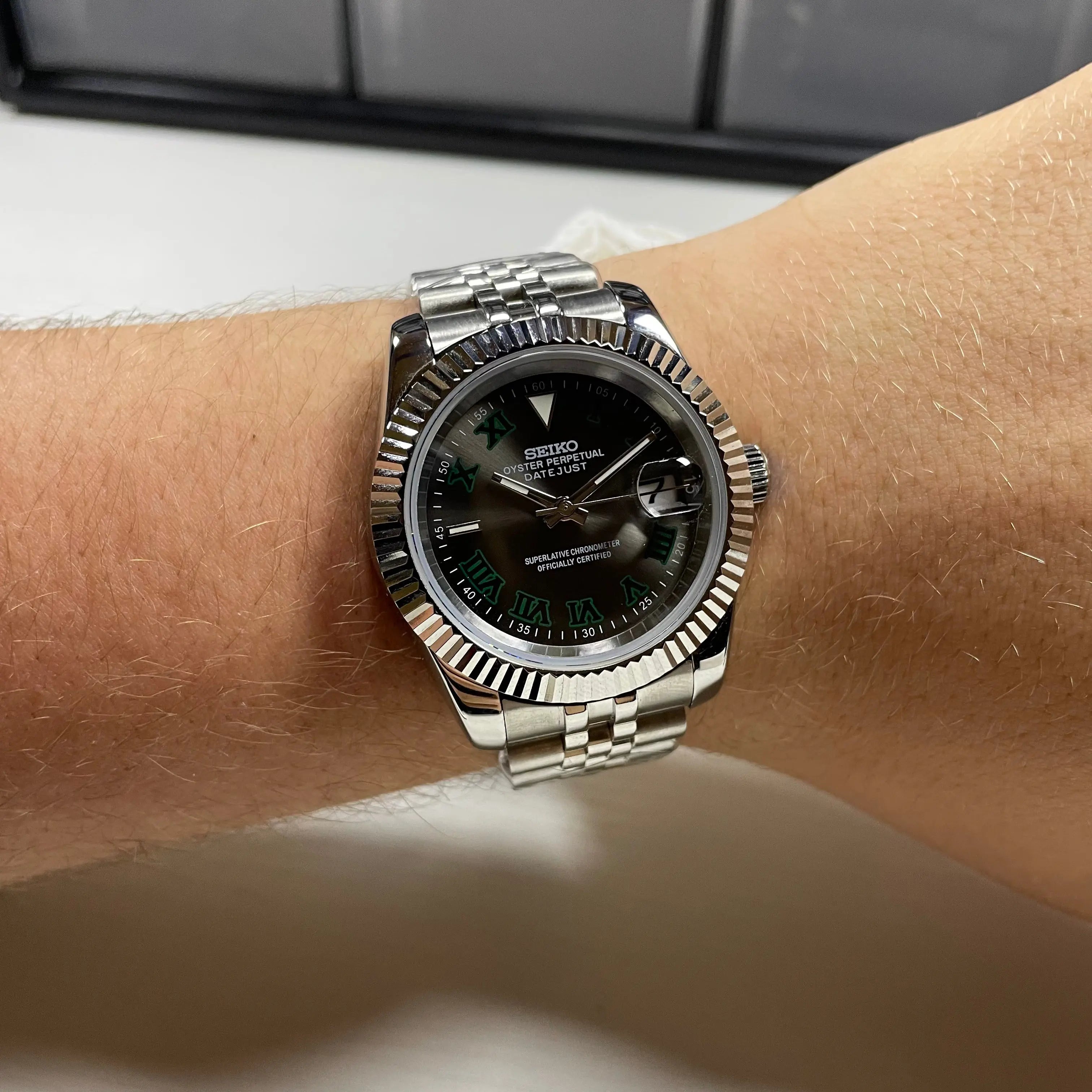 Seiko Mod Datejust | Wimbledon - Chrono Mod