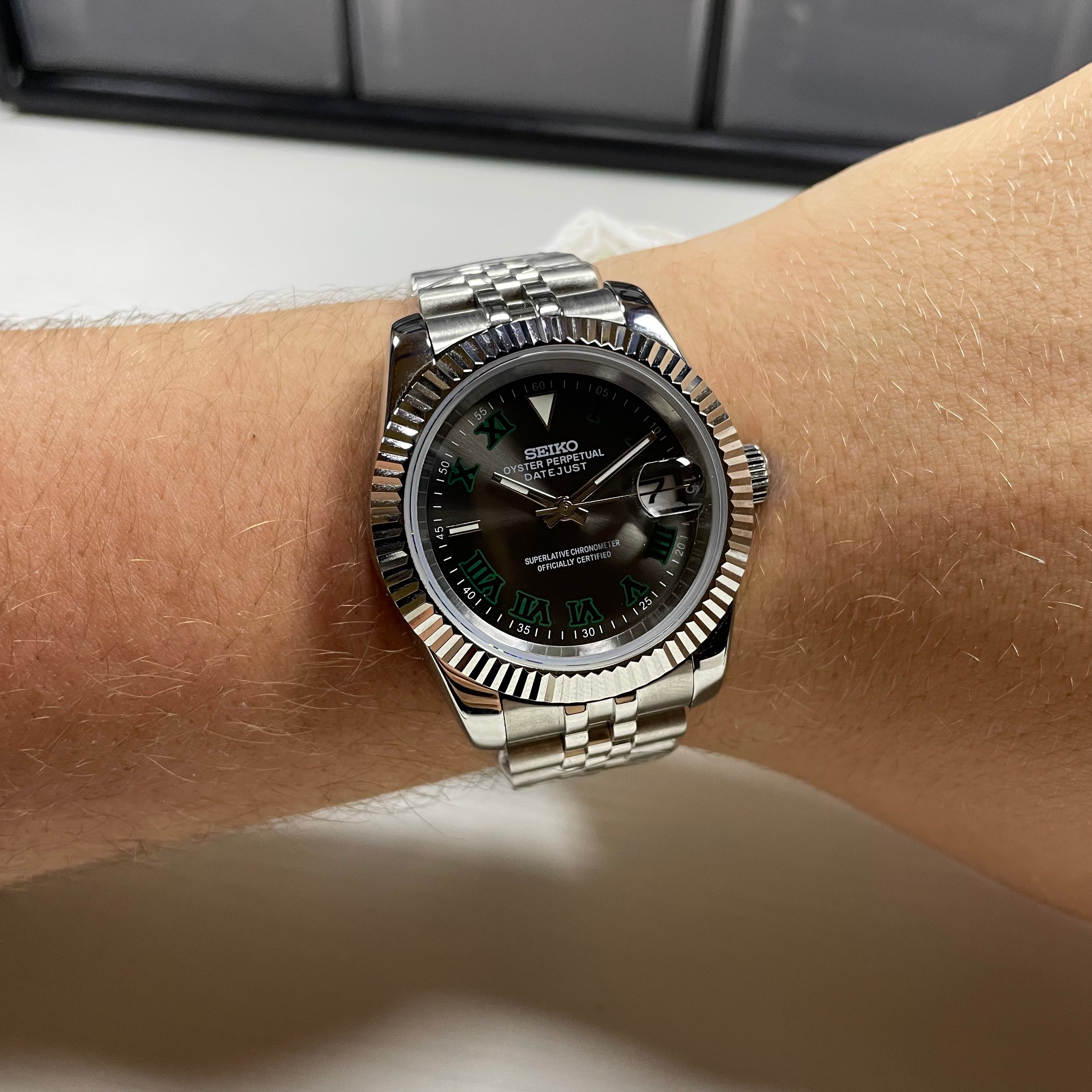 Seiko Mod Datejust | Wimbledon Chrono Mod