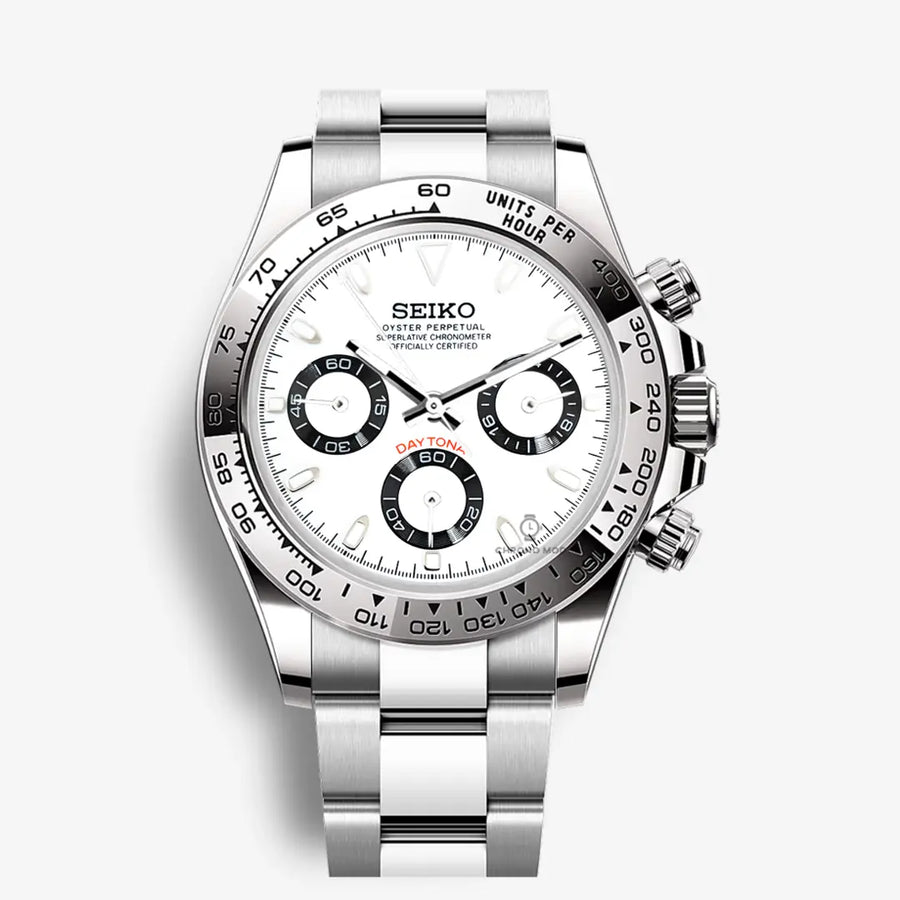 Seiko Mod Daytona Cosmograph | Bianco