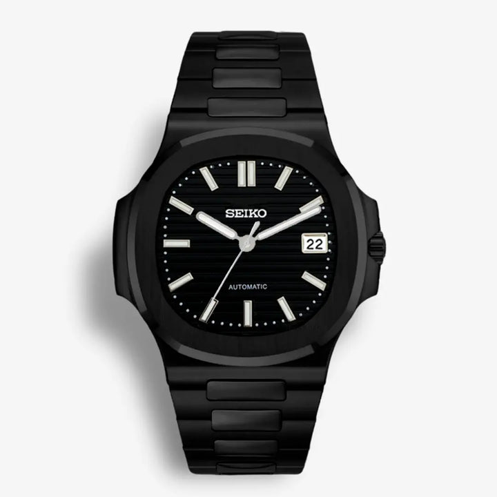 Seiko Mod Nautilus | Negro Completo