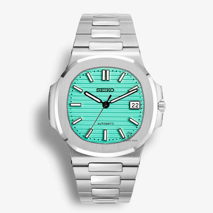 Seiko Mod Nautilus | Tiffany Azul
