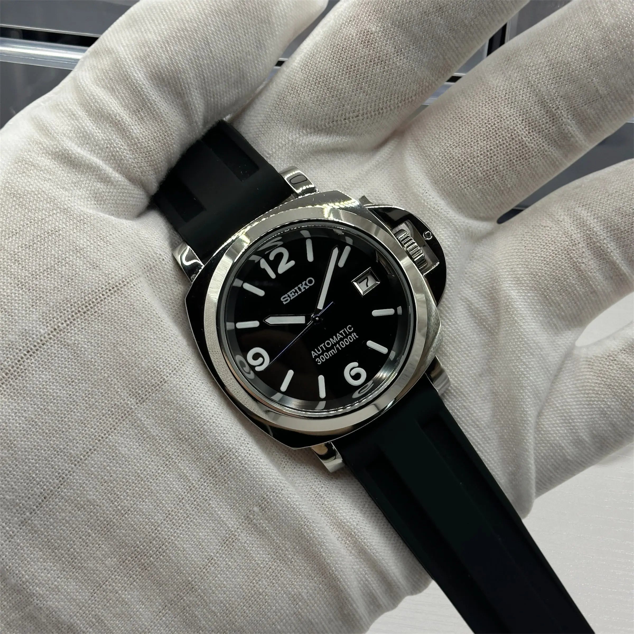 Seiko Mod Panerai | BLACK - Chrono Mod