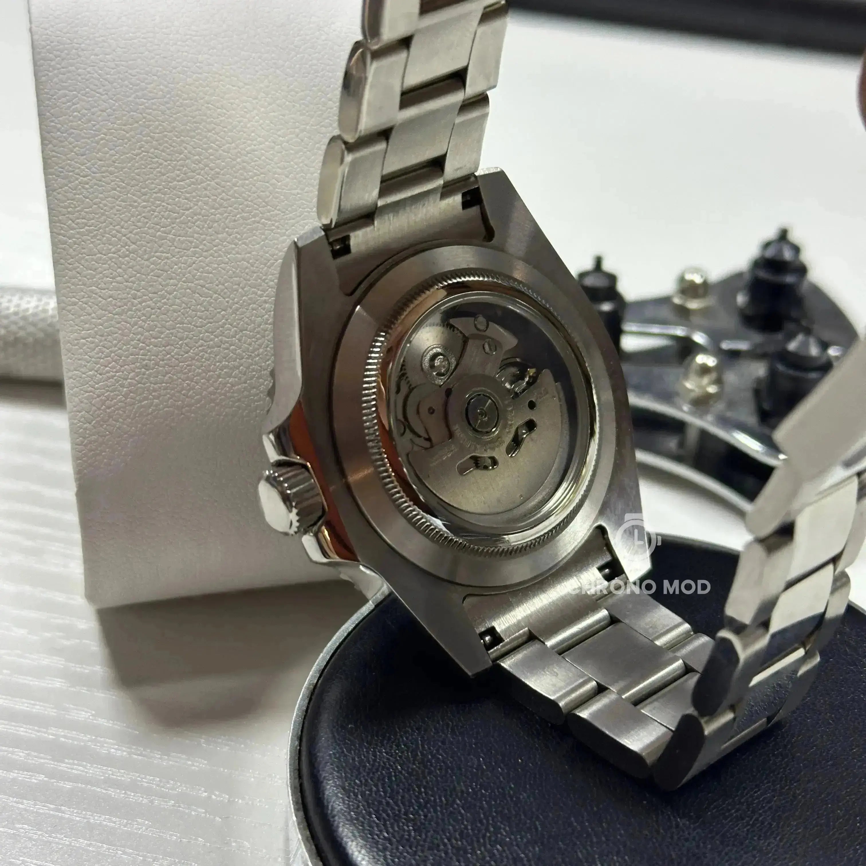 Seiko Mod Submariner Oyster | Green - Chrono Mod