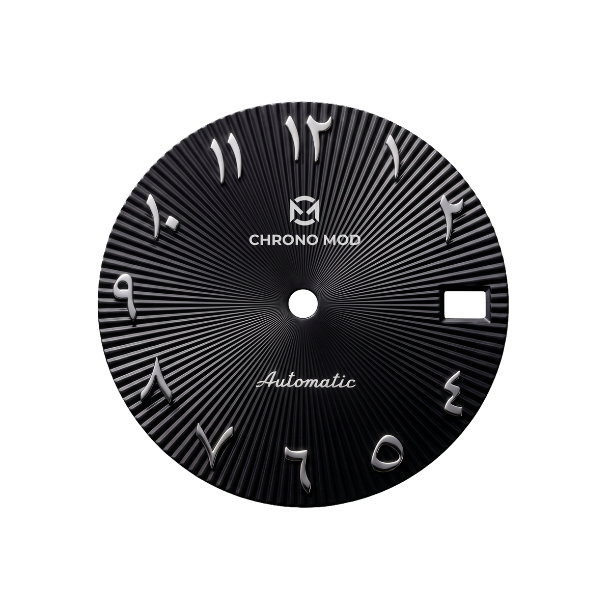 Classic Date Black Arabic - the dial