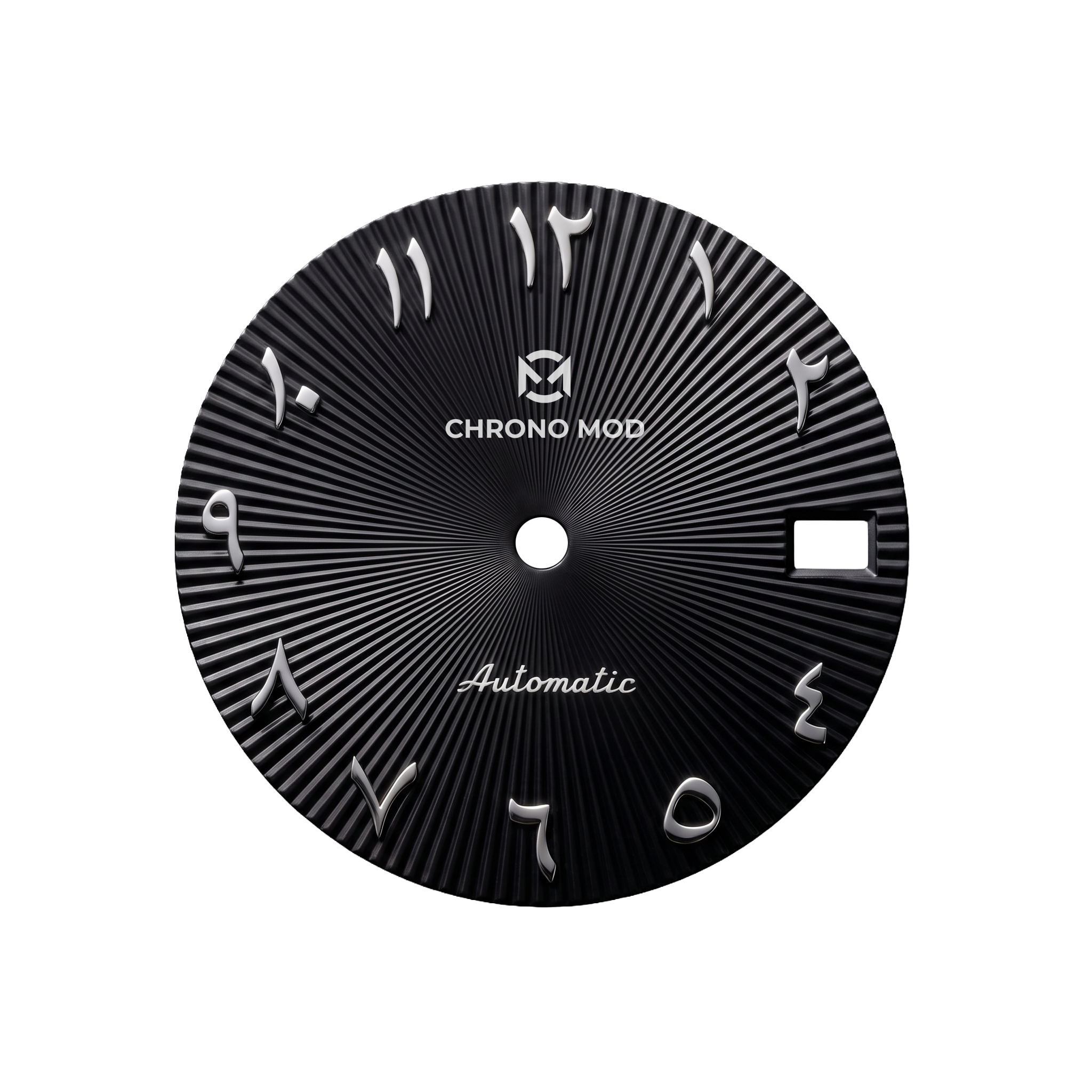Classic Date Black Arabic - the dial