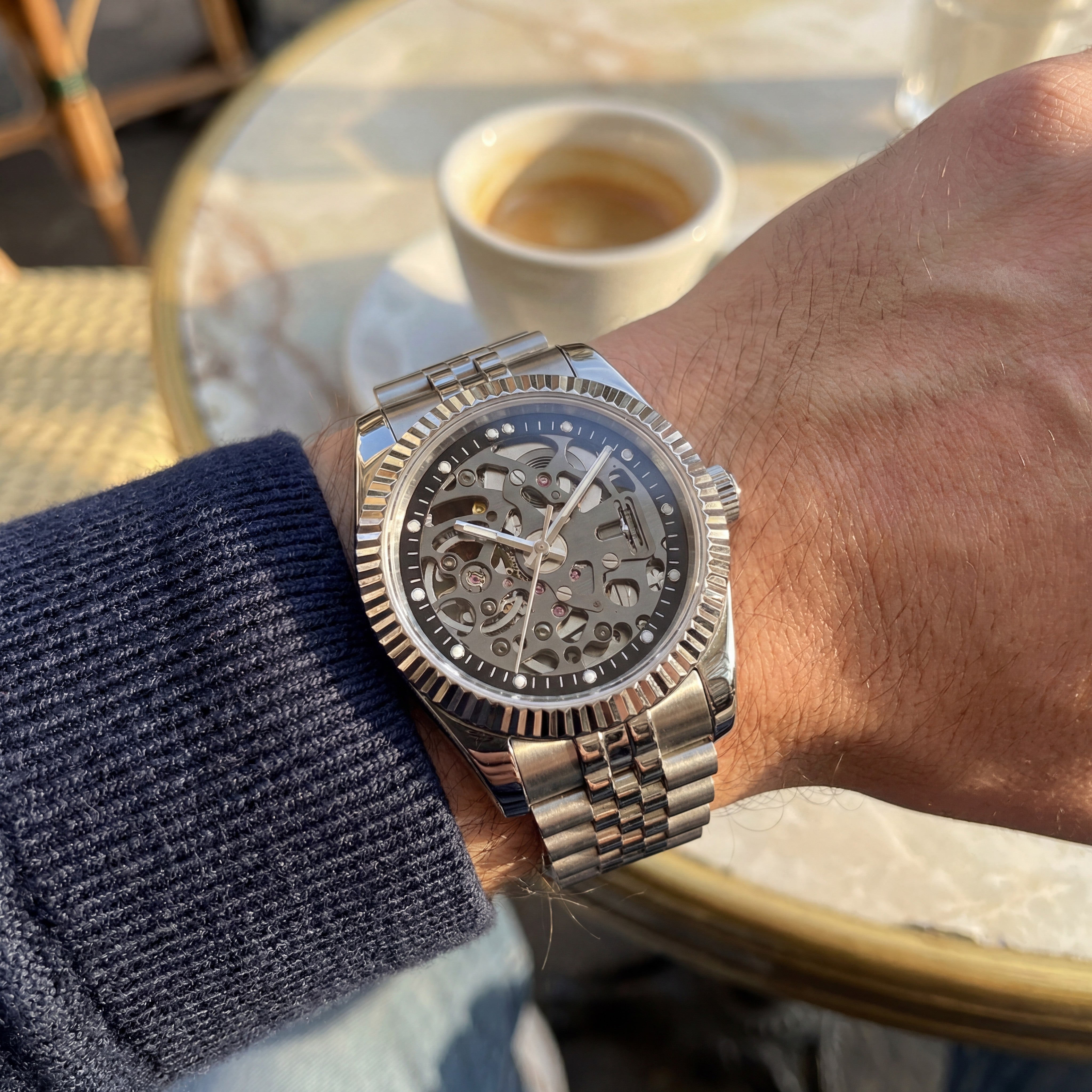 Classic Date – Skeleton Chrono Mod