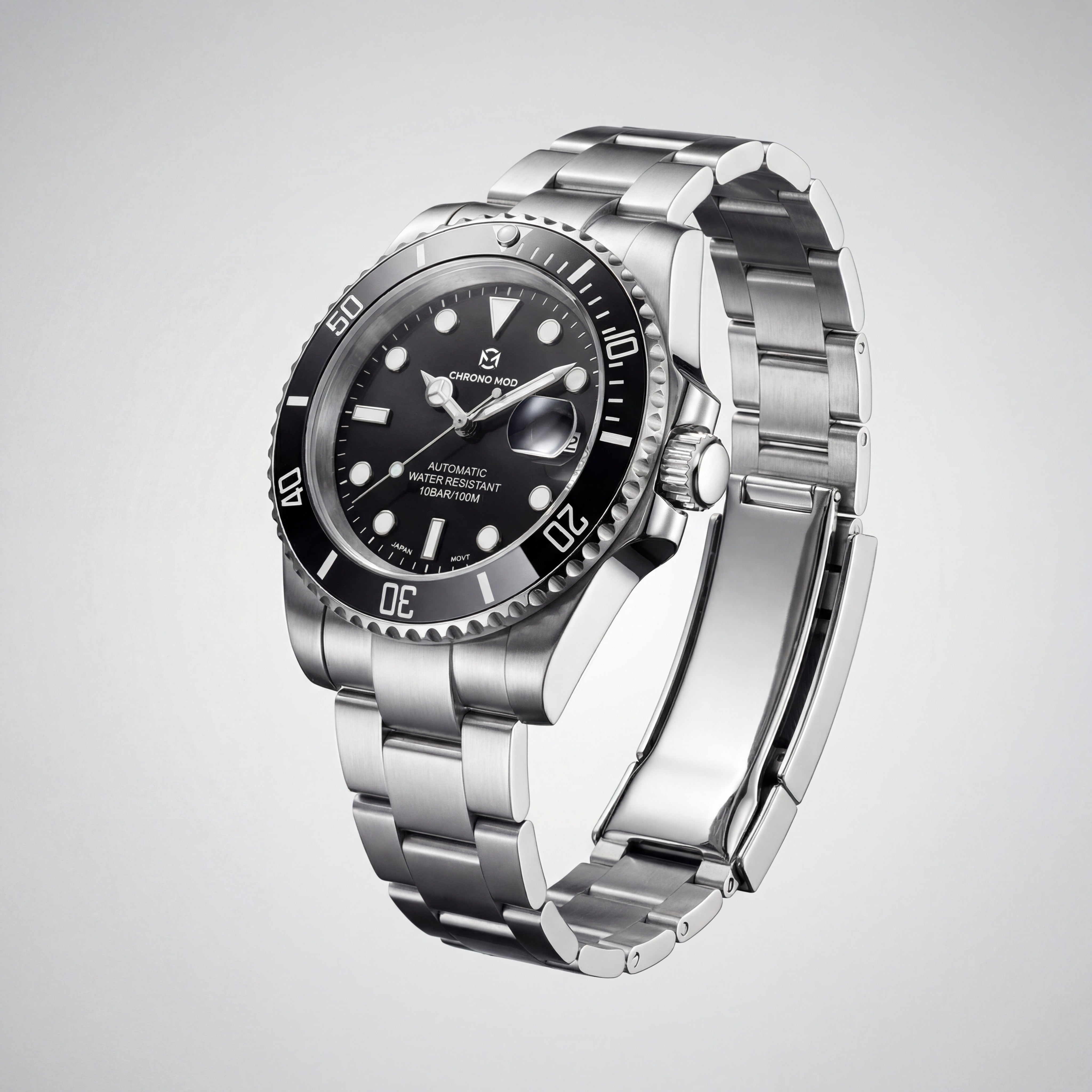 DeptMaster – Black Diver Chrono Mod