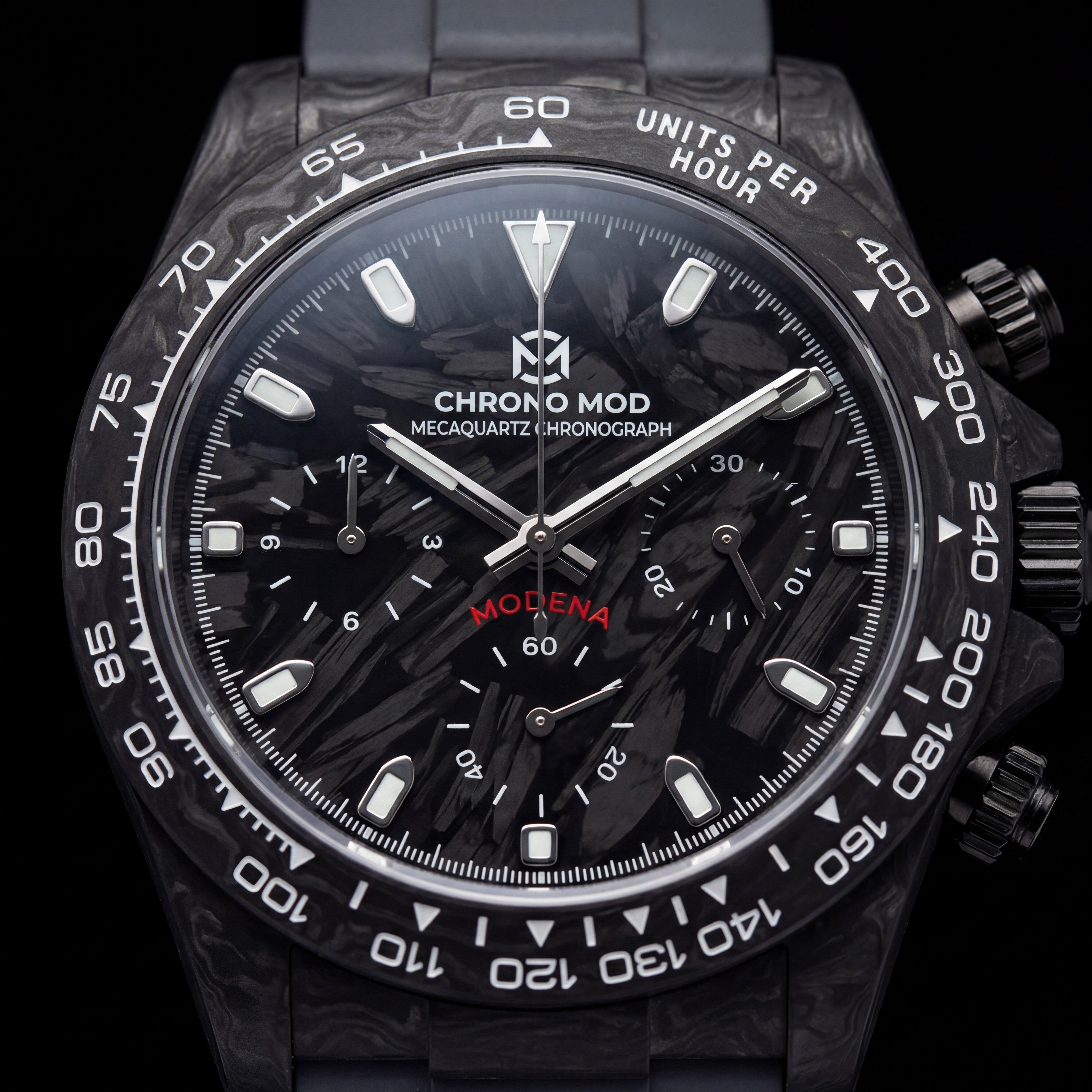 Modena – Forged Carbon Chronograph Chrono Mod