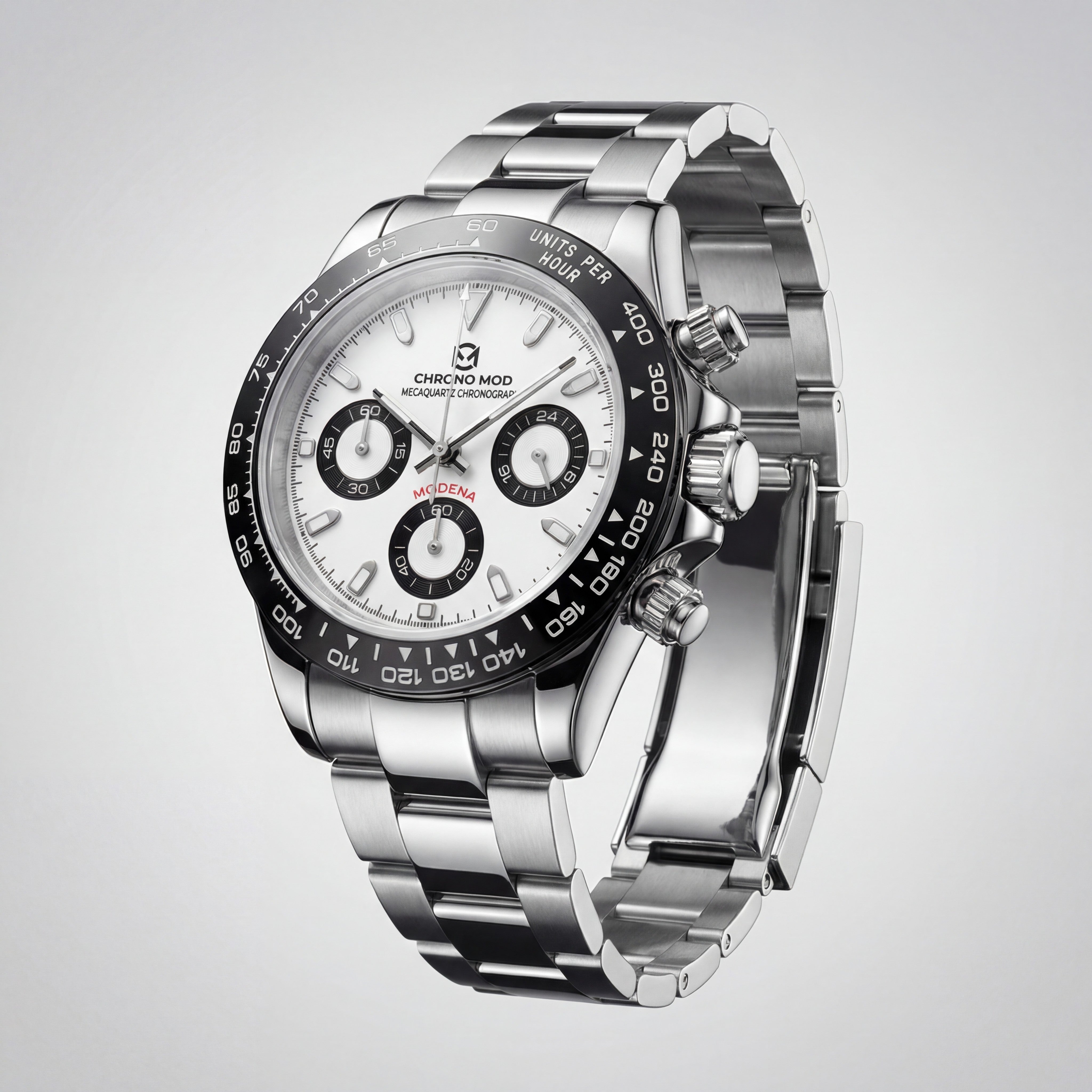 Modena – Black Panda Chronograph Chrono Mod