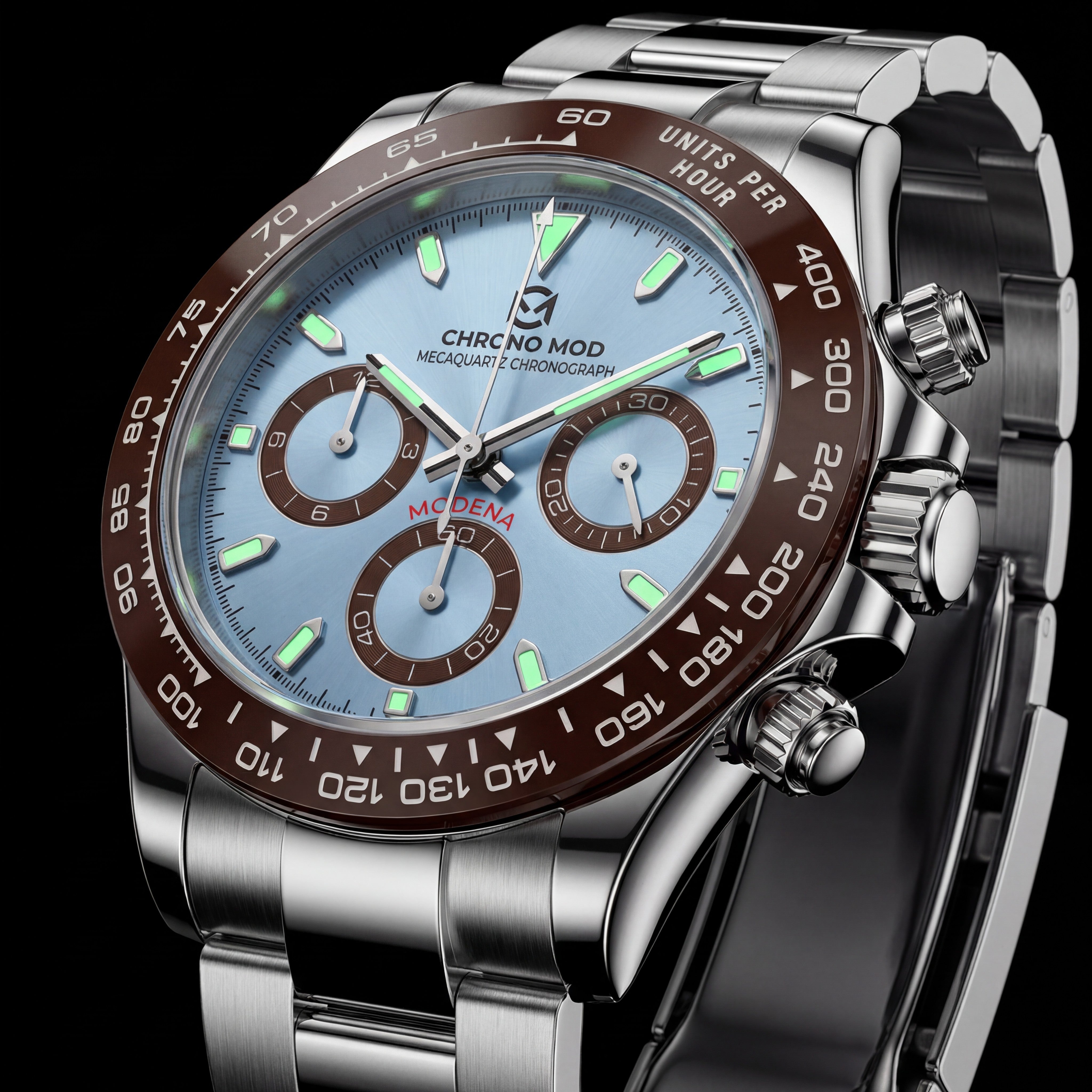 Modena – Platinum Chronograph Chrono Mod