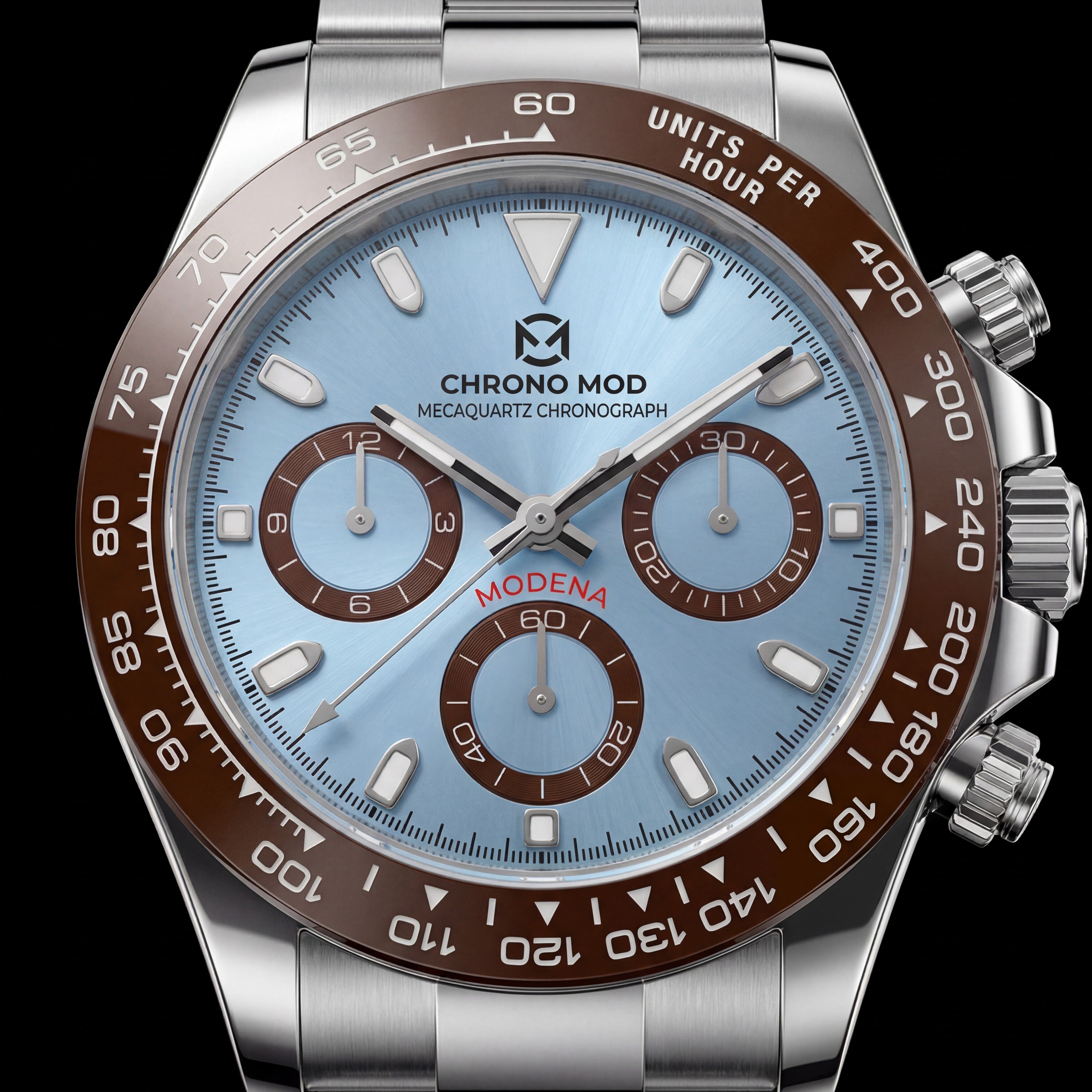 Modena – Platinum Chronograph Chrono Mod