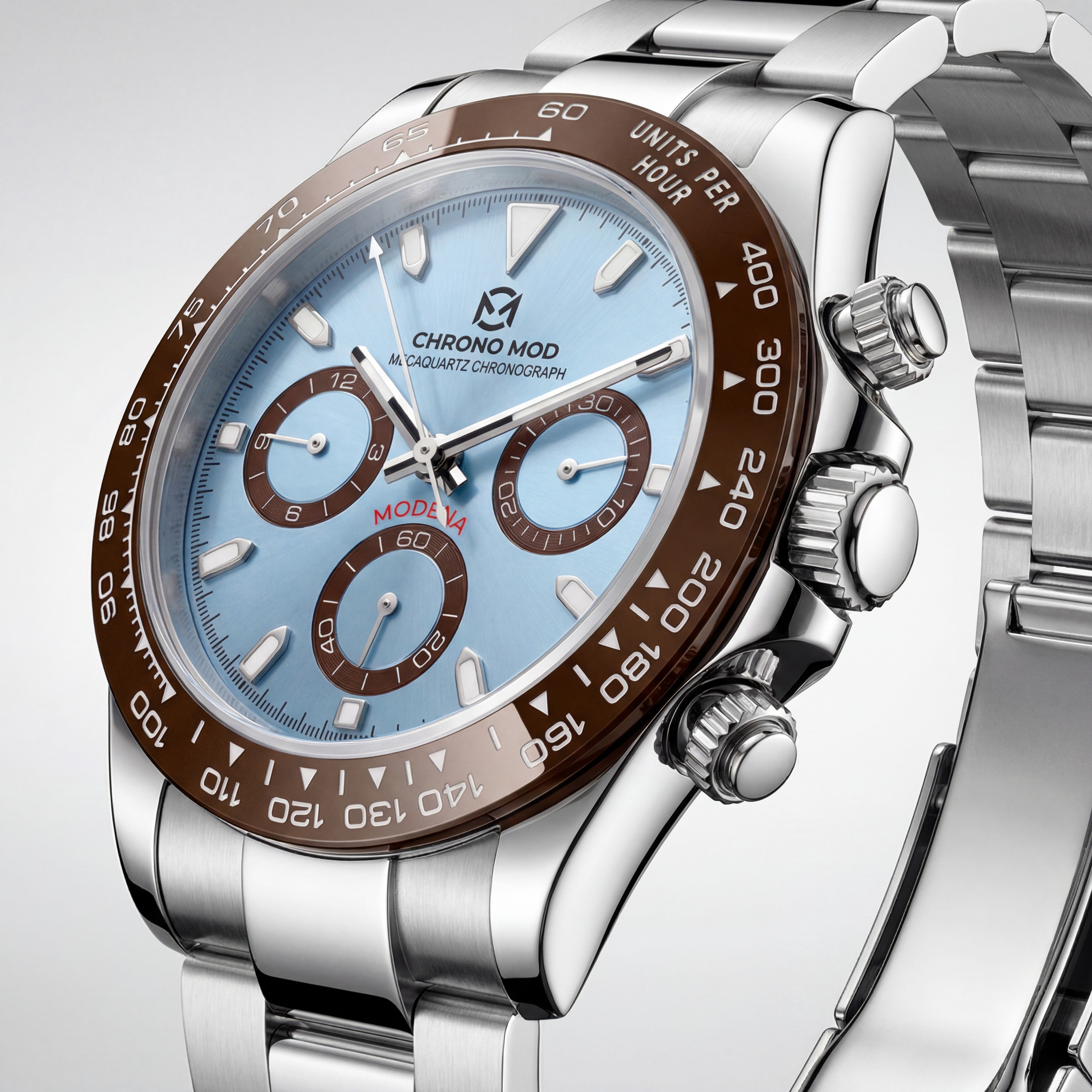 Modena – Platinum Chronograph Chrono Mod