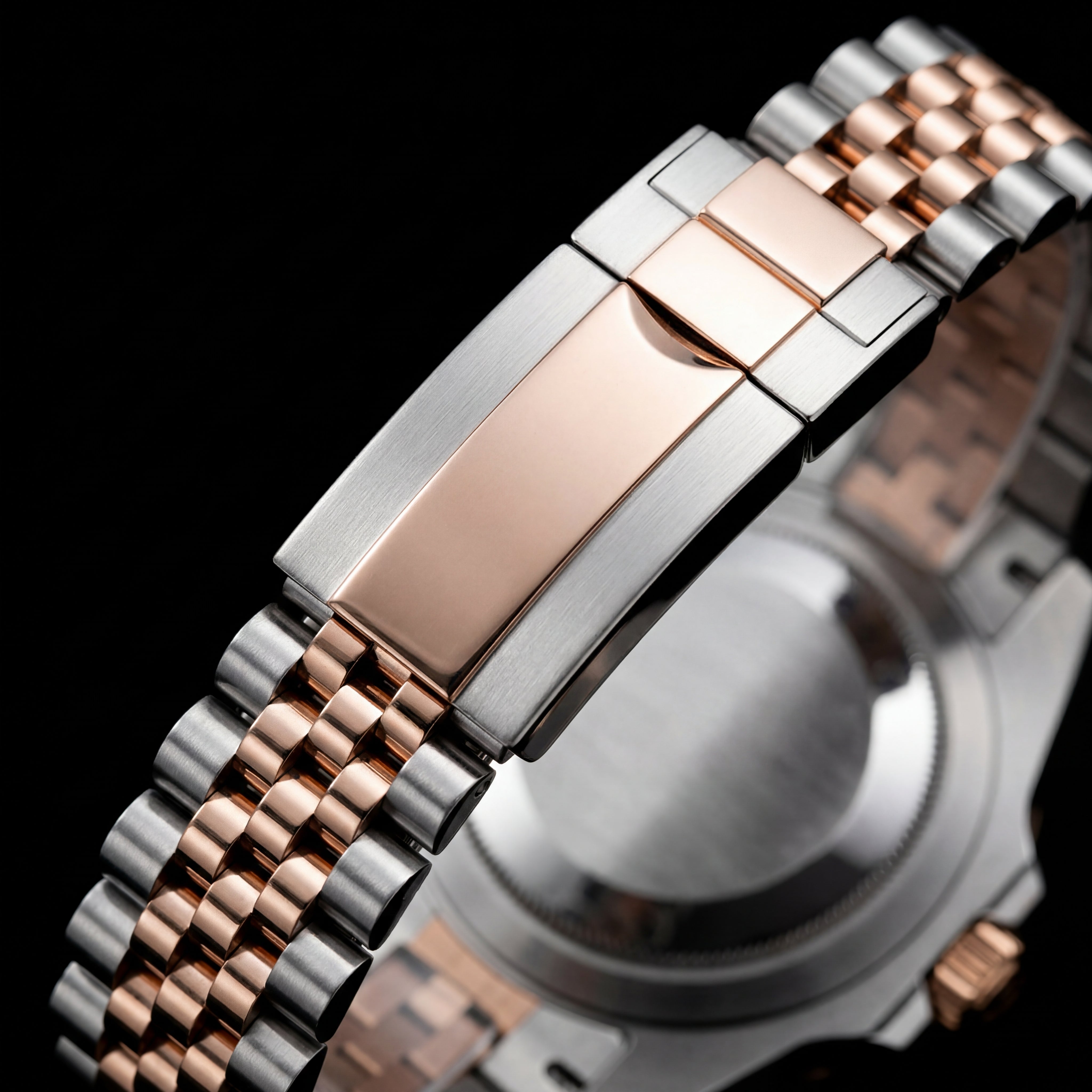 GMT Dual-Time Rootbeer – Rose Gold Chrono Mod