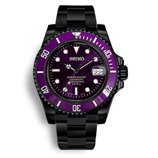 SeikoMod Marinemaster Noir 41mm