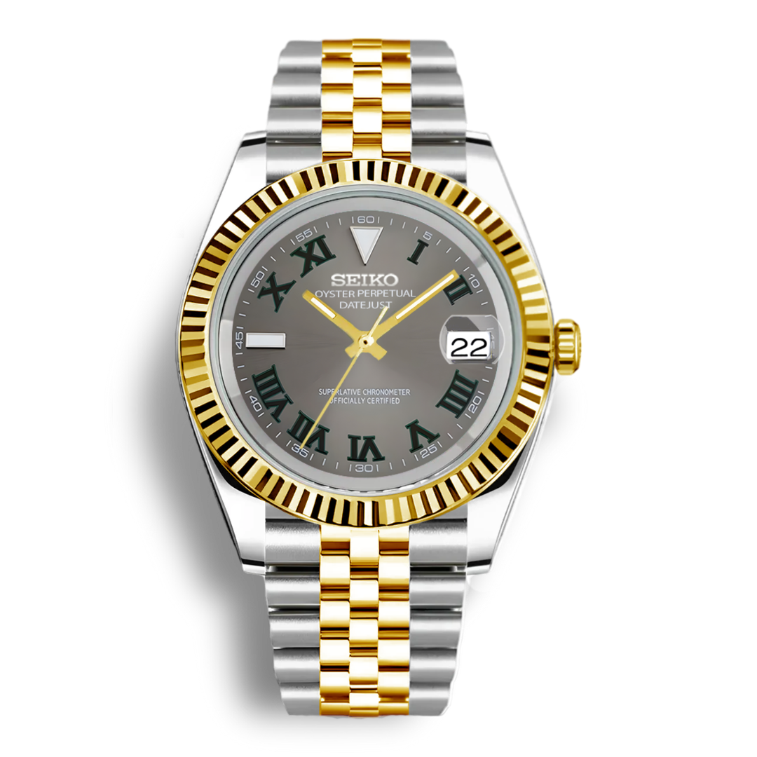 SeikoMod DateJust Oyster Perpetual Romaine