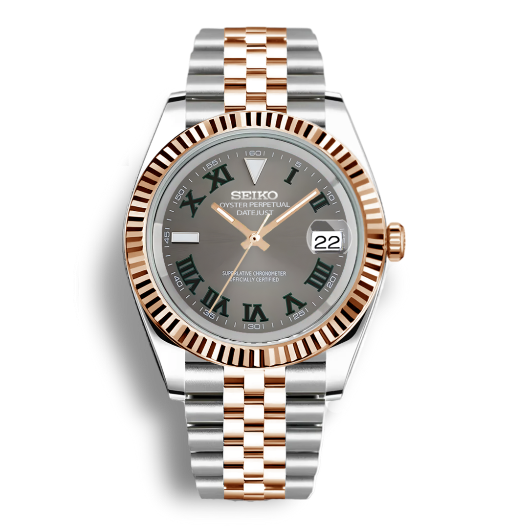 SeikoMod DateJust Oyster Perpetual Romaine