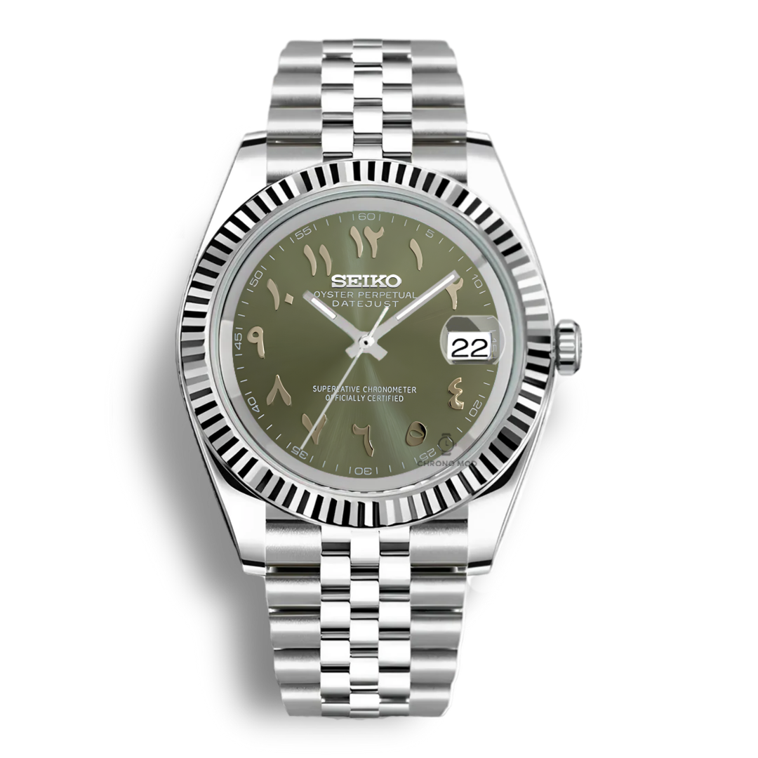 Seiko Mod Datejust Arabe Automatique | Rose