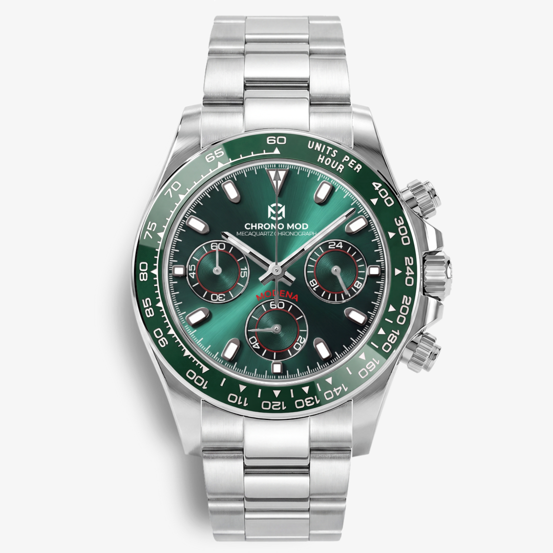 Modena – Chronographe vert émeraude