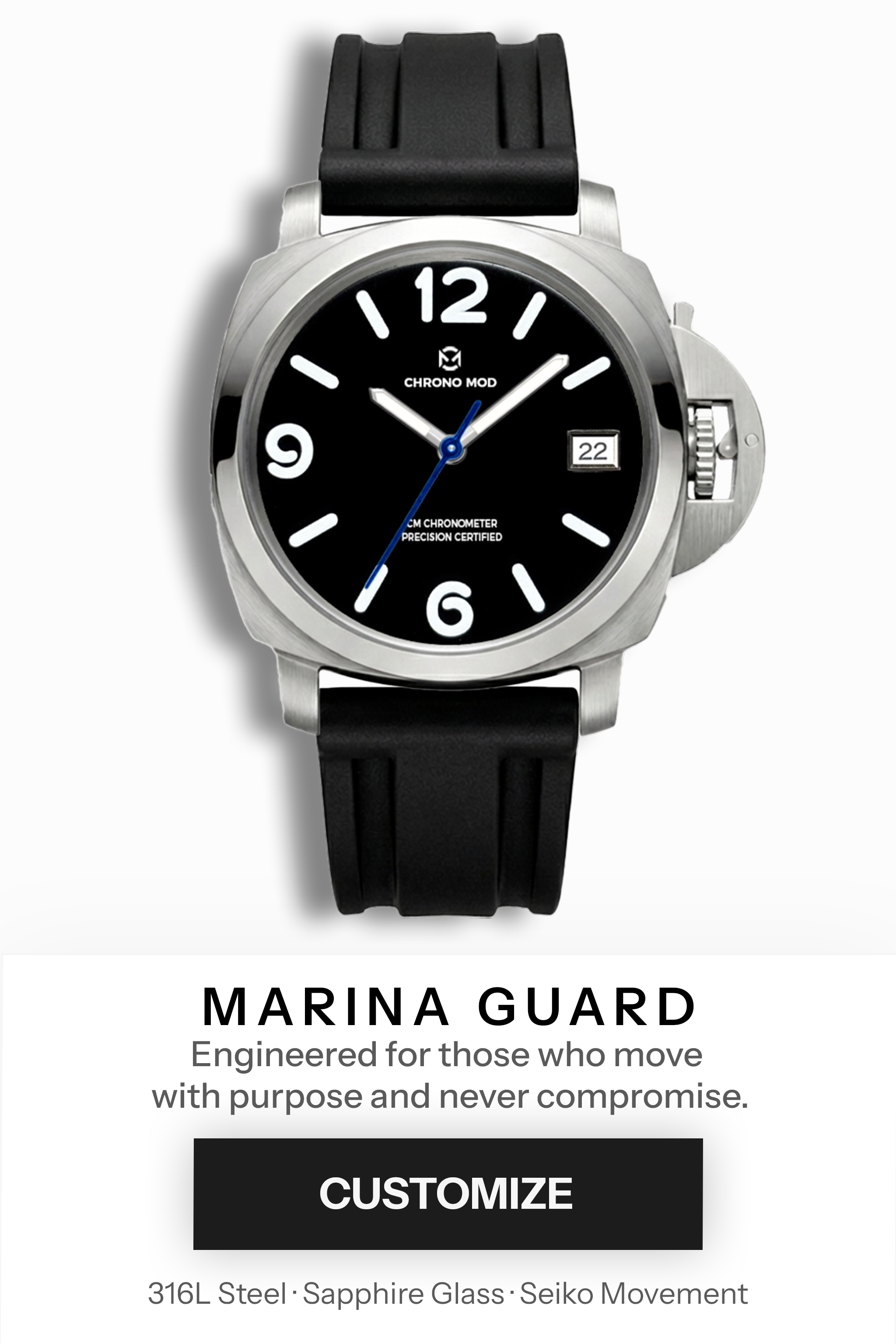 Orologio Personalizzato Marina Guard