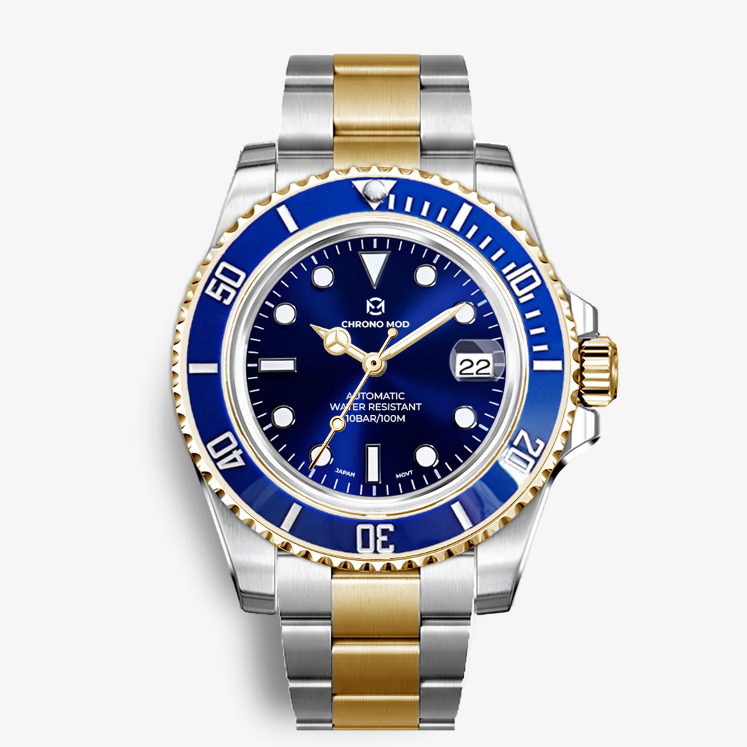 DeptMaster – Blue Rolesor Diver Chrono Mod
