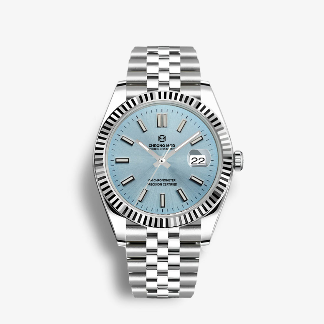 Classic Date Women – Light Blue Sunbrust